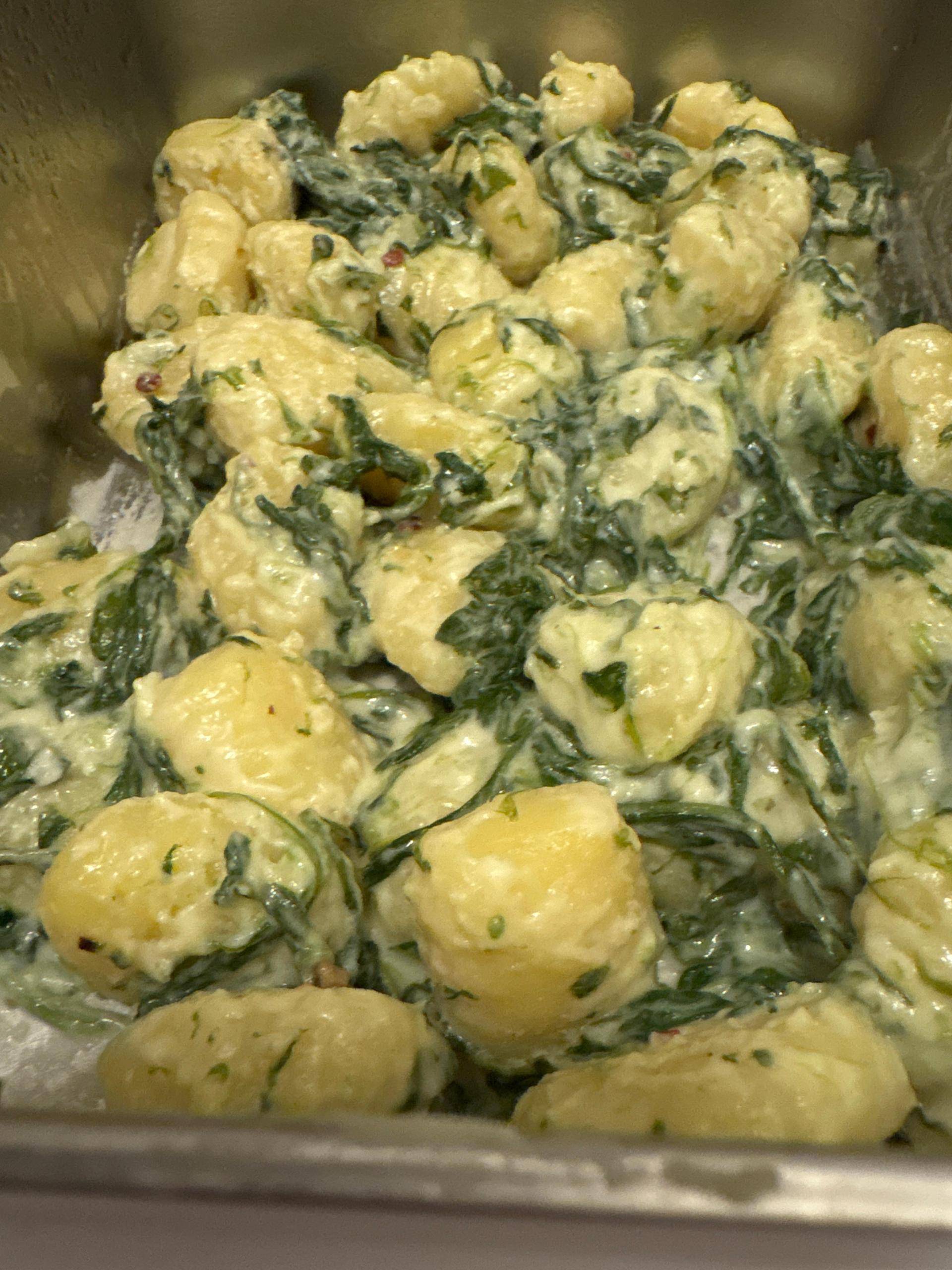 Gnocchi aux épinards et à la crème express - Recette Cookeo V3 | Moulinex