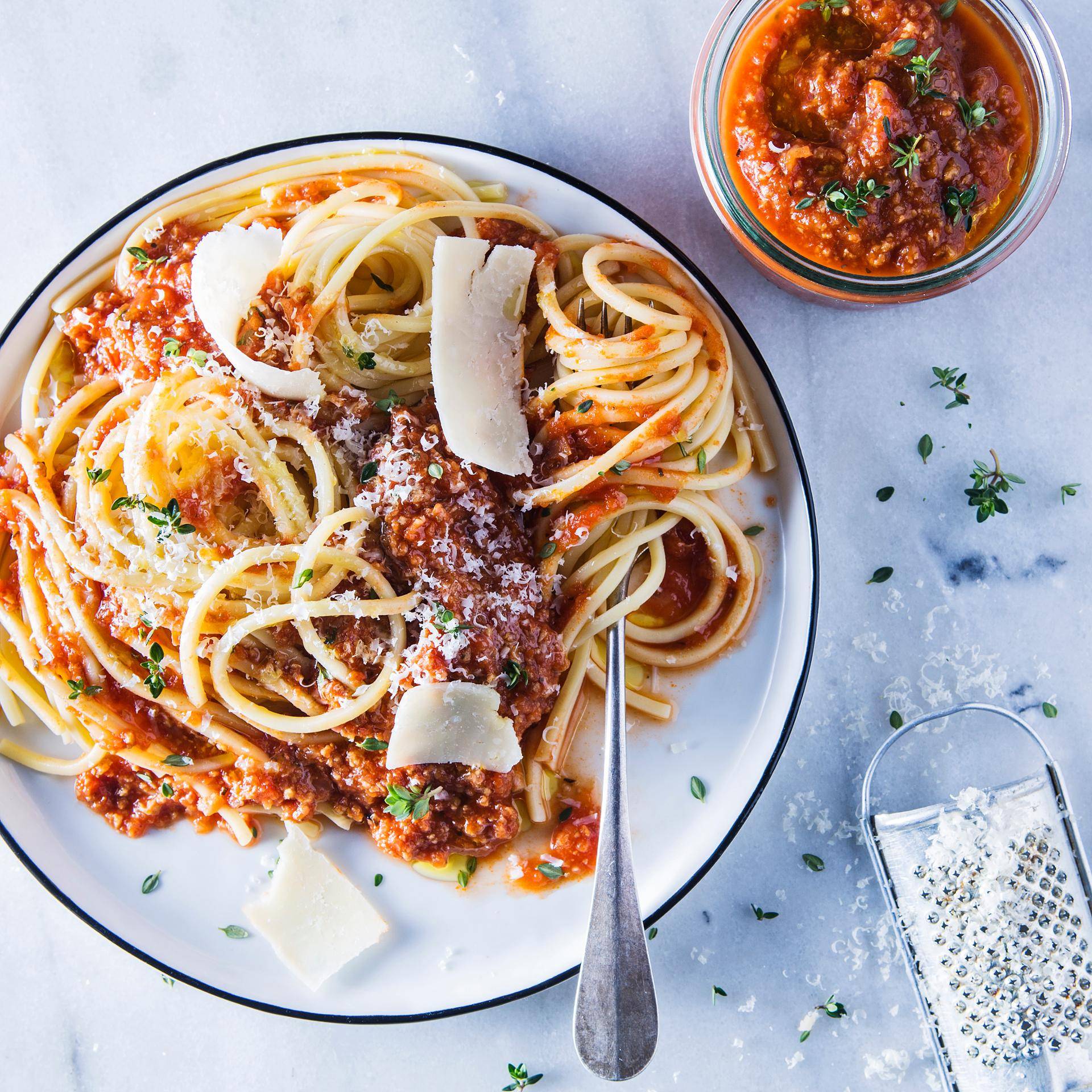 Sauce bolognaise végétale - Recette Companion | Moulinex