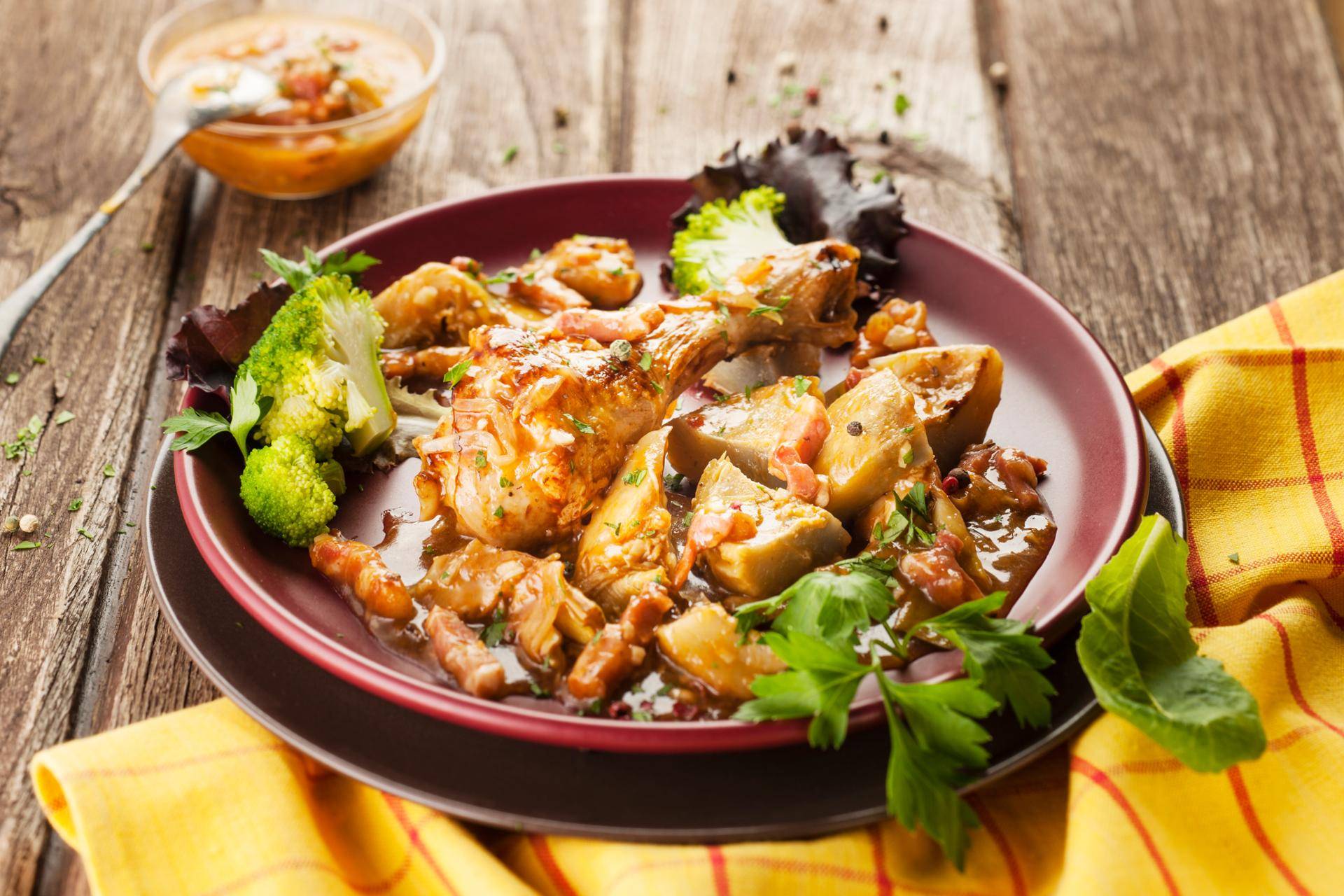 Poulet aux artichauts - Recette Cookeo | Moulinex