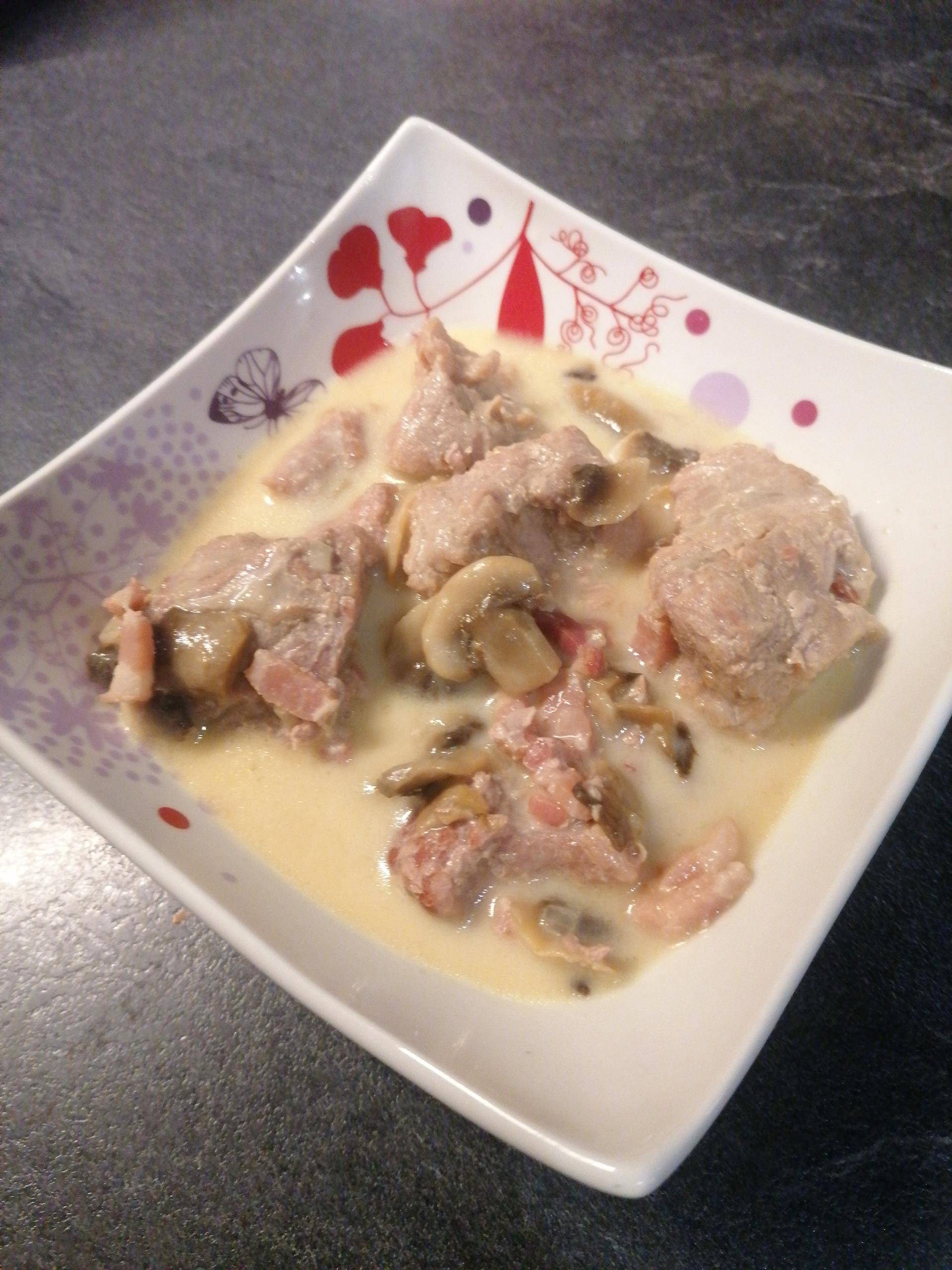 Sauté de porc à la crème - Recette Cookeo V3 | Moulinex