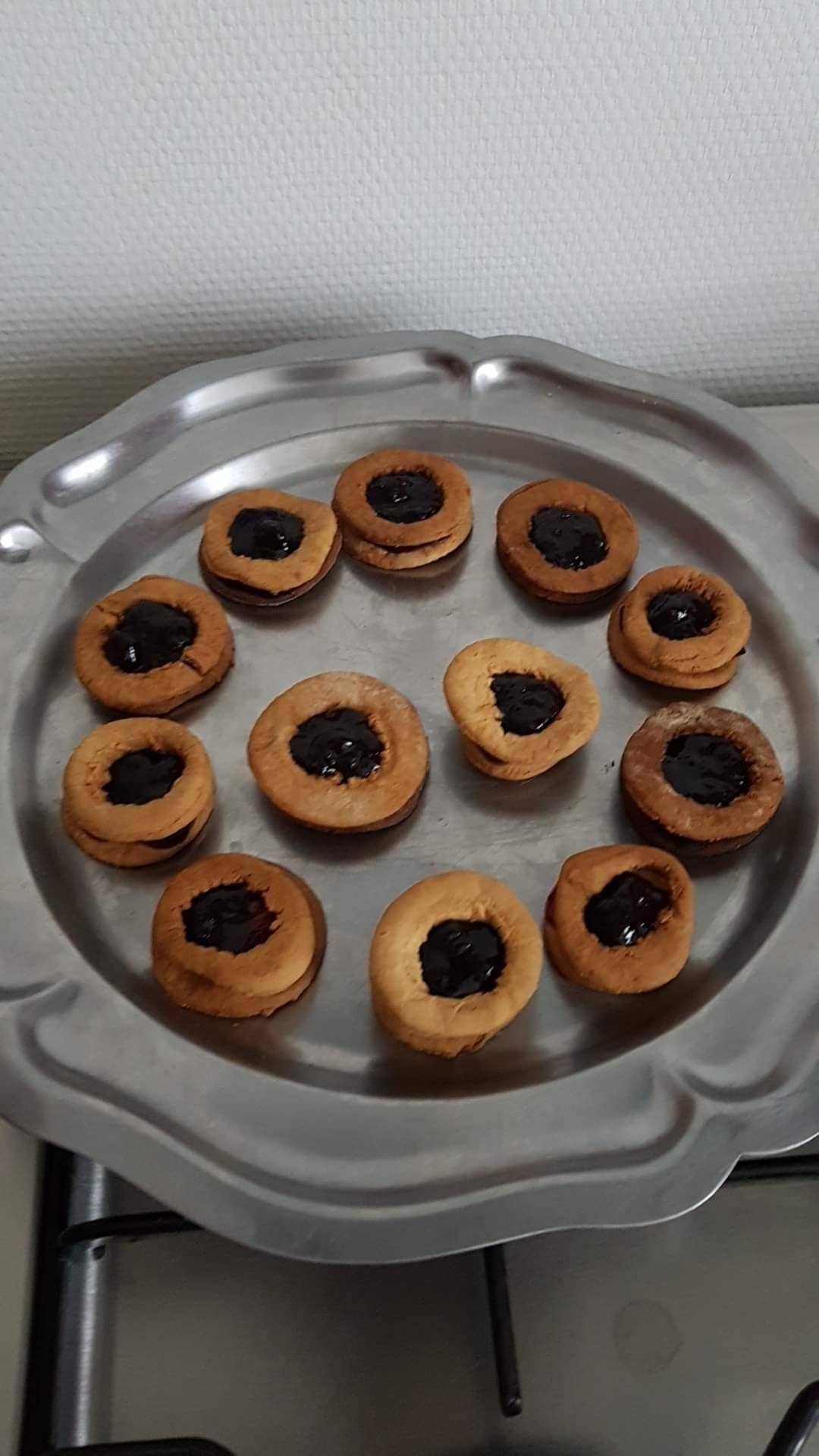 Sablés à la confiture de myrtilles - Recette Companion | Moulinex