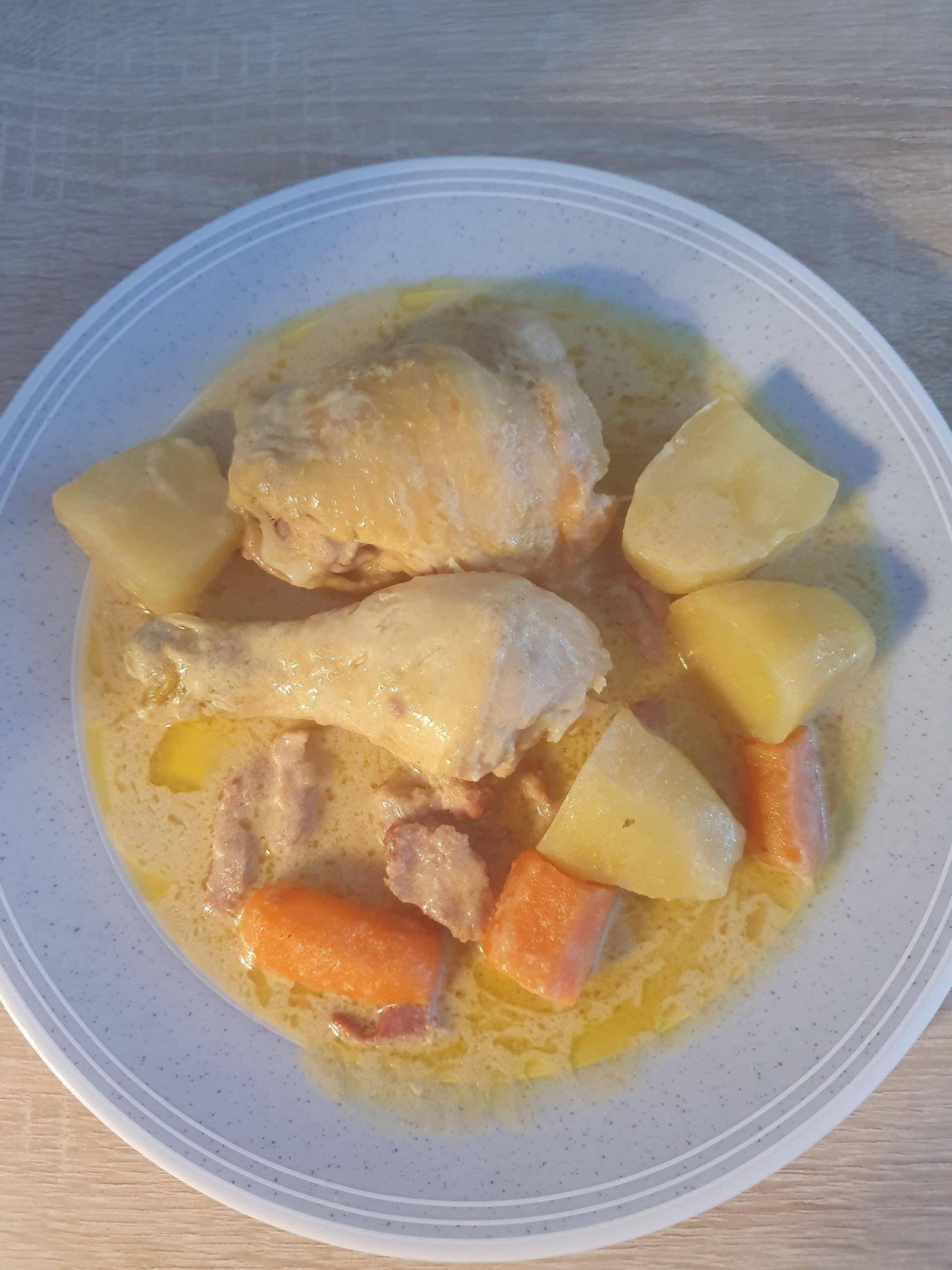 Cuisses de poulet curry coco - Recette Companion Connect XL | Moulinex