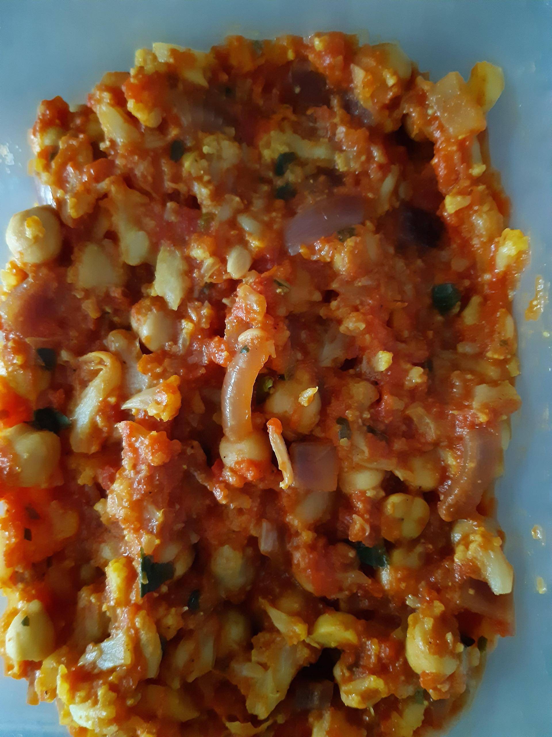 Choux-fleurs et pois chiches au curry (rapide) - Recette Cookeo | Moulinex