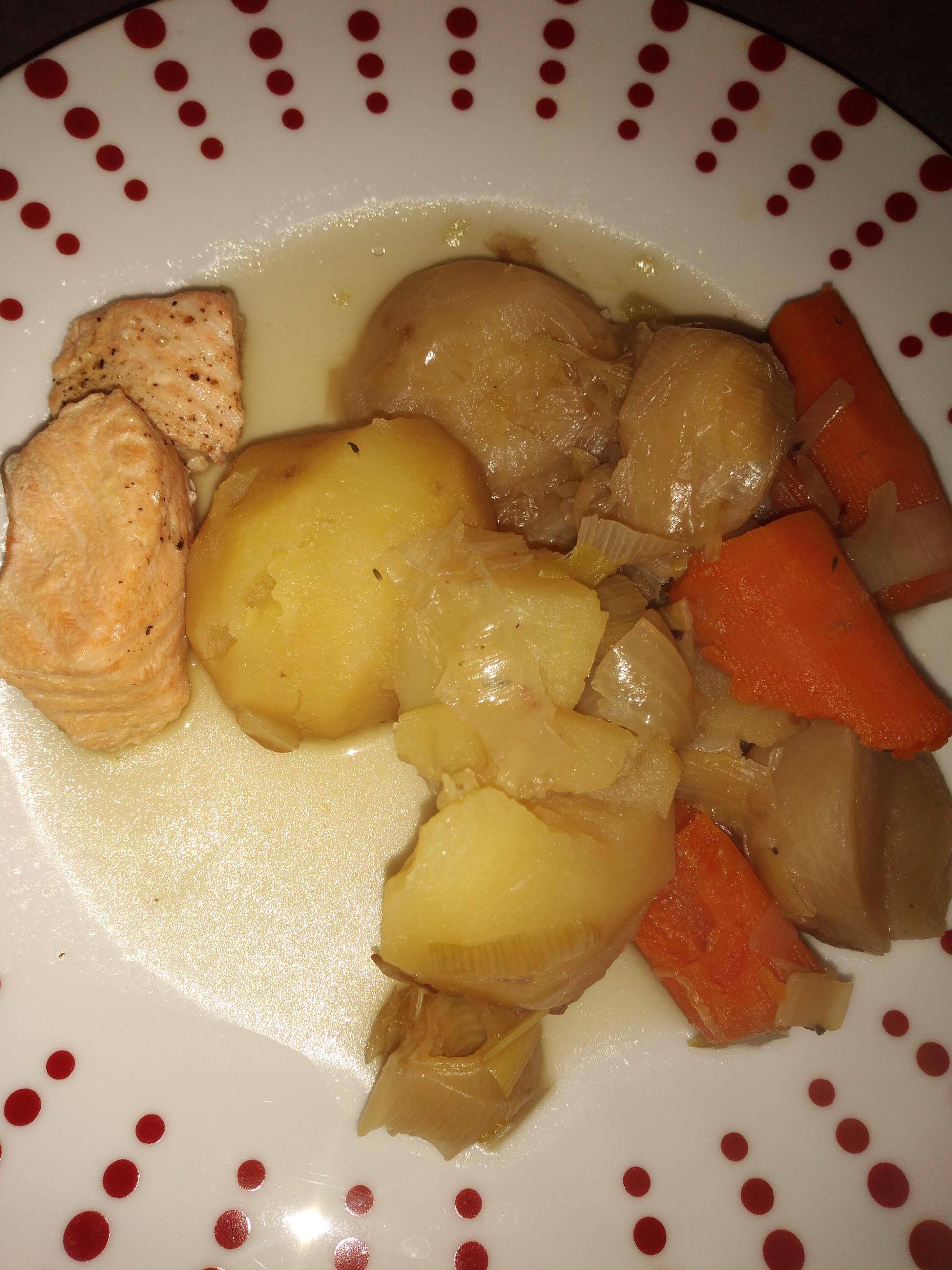 Pot au feu de saumon - Recette Cookeo | Moulinex