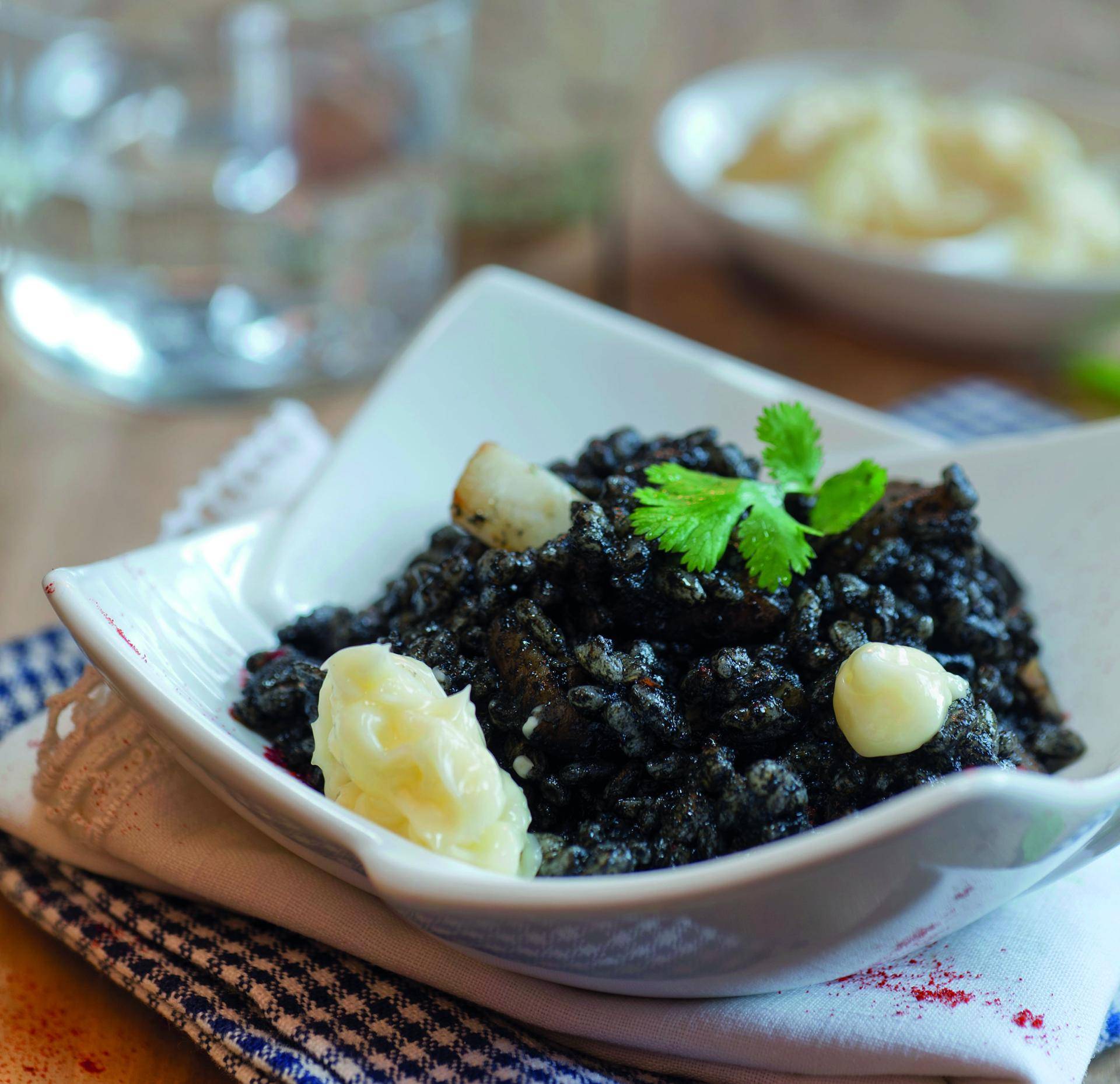 Riz noir à la seiche - Recette Cook'in One | Moulinex