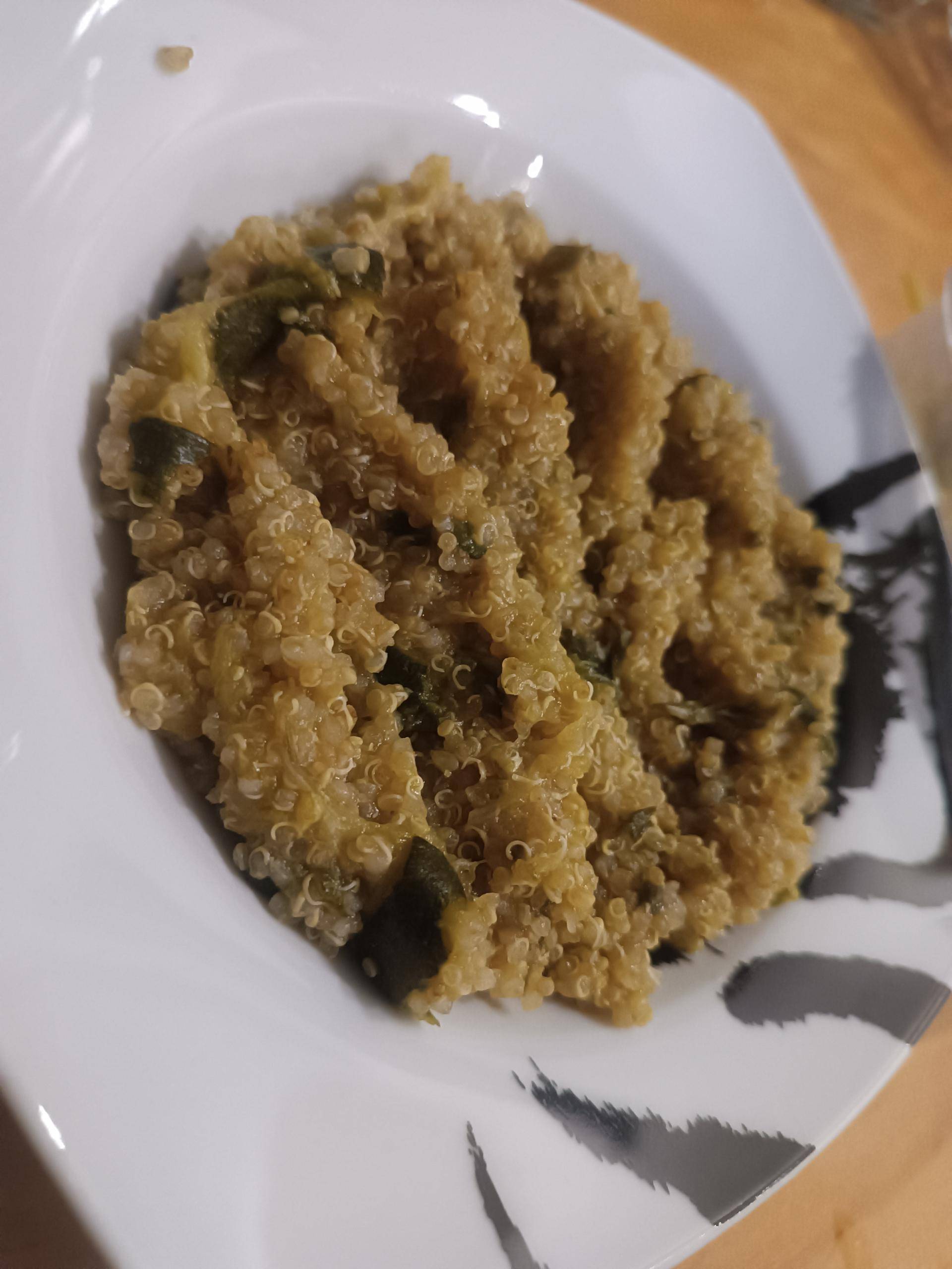 Risotto quinoa-courgettes-poireaux, facile et rapide - Recette Cookeo | Moulinex