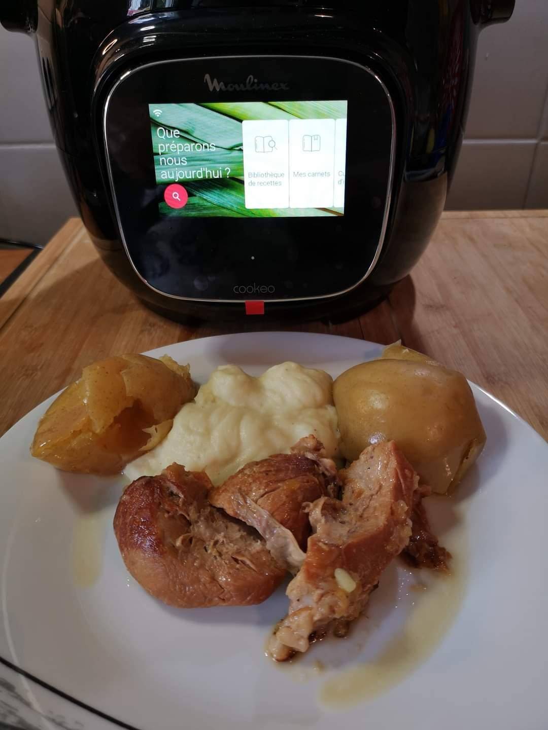Rouelle de porc à la bretonne - Recette Cookeo V3 | Moulinex