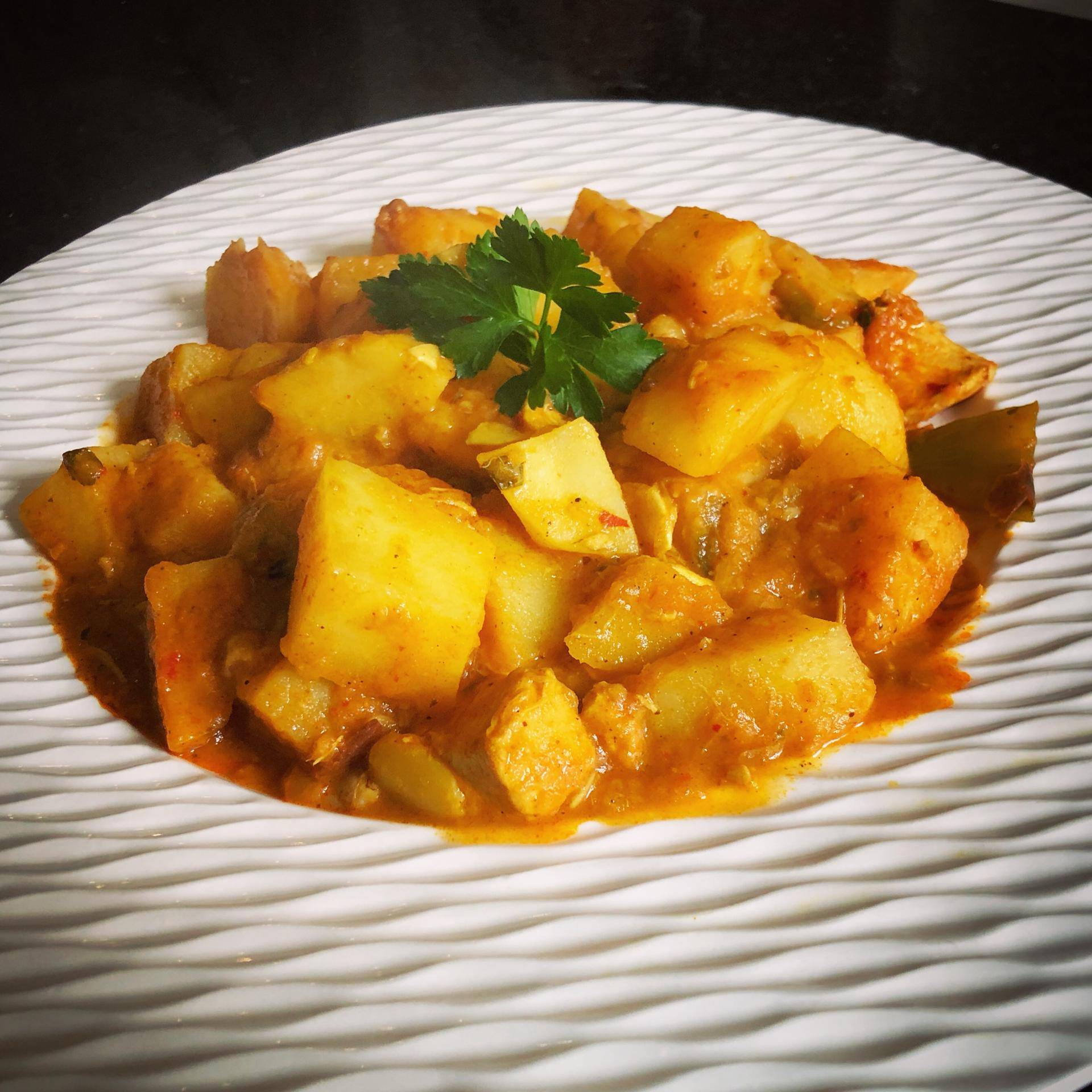 Curry de poulet et pommes de terre - Recette Companion Connect | Moulinex