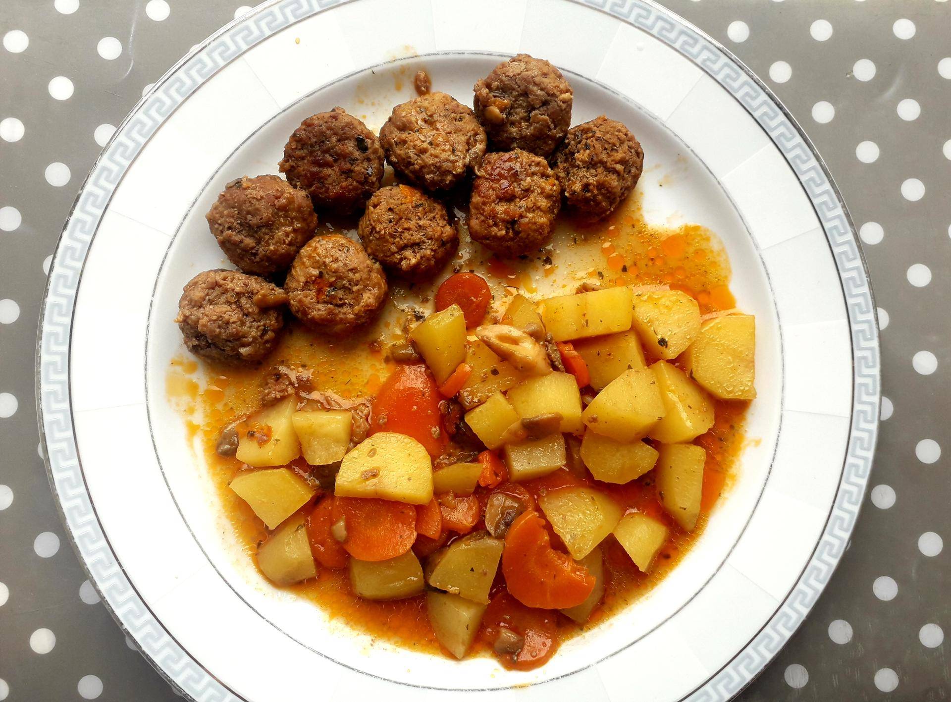 Boulettes de boeuf aux légumes - Recette Cookeo | Moulinex