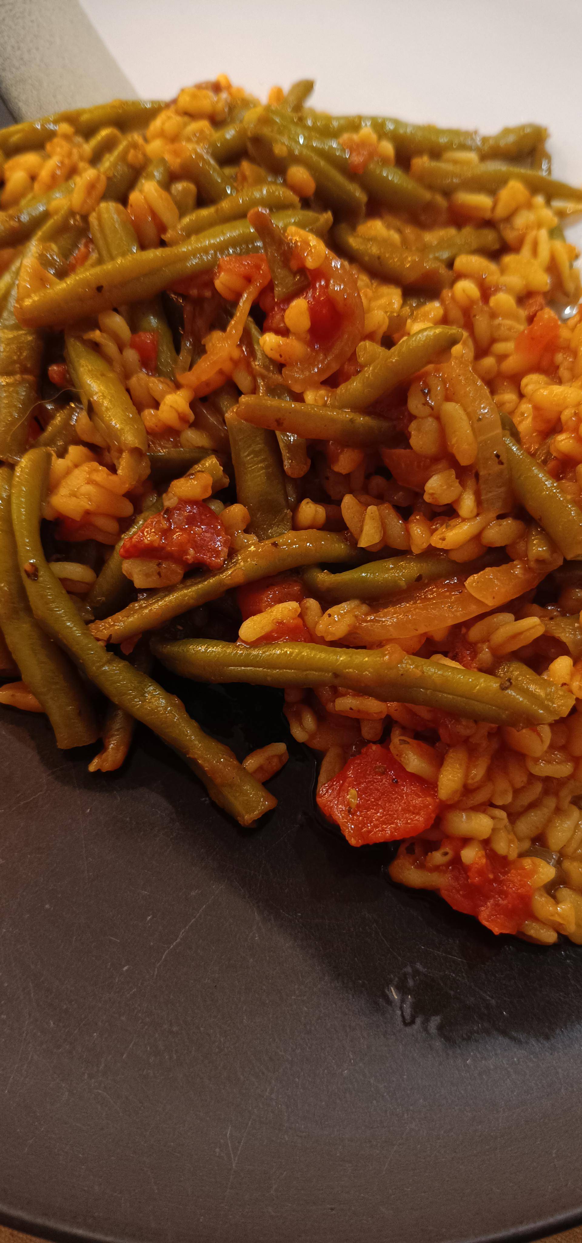 Haricots verts tomates ebly chorizo - Recette Cookeo V3 | Moulinex