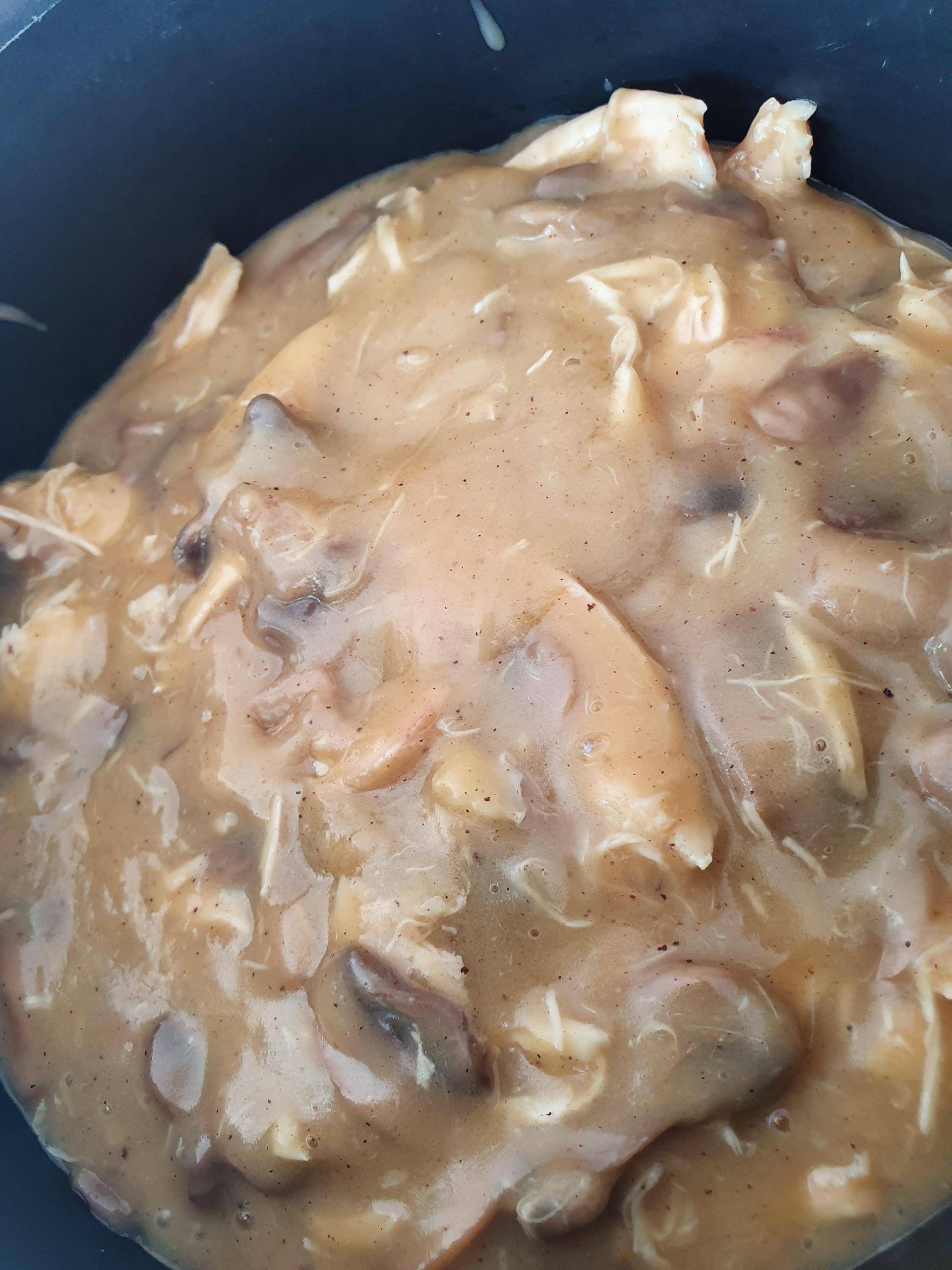 Poulet en sauce et champignons - Recette Companion Connect | Moulinex