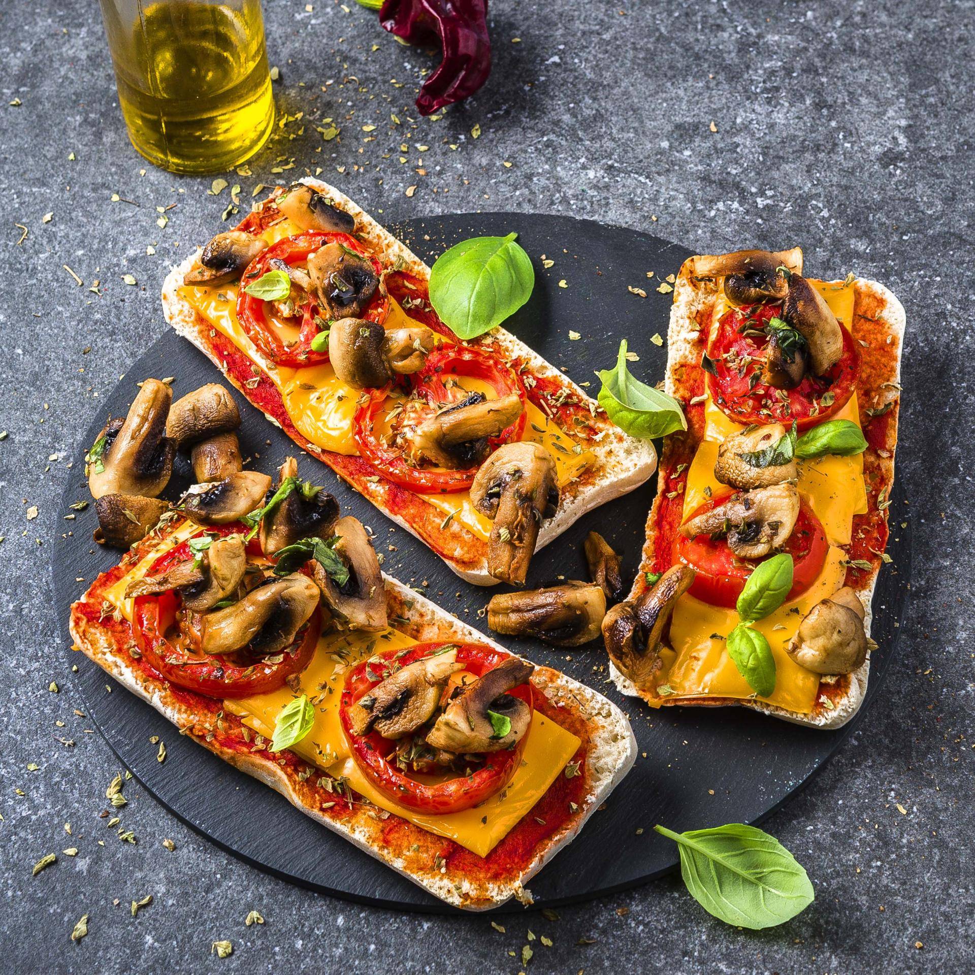 Paddenstoelpizza - Recette EASY FRY OVEN & GRILL 9 in 1 | Moulinex