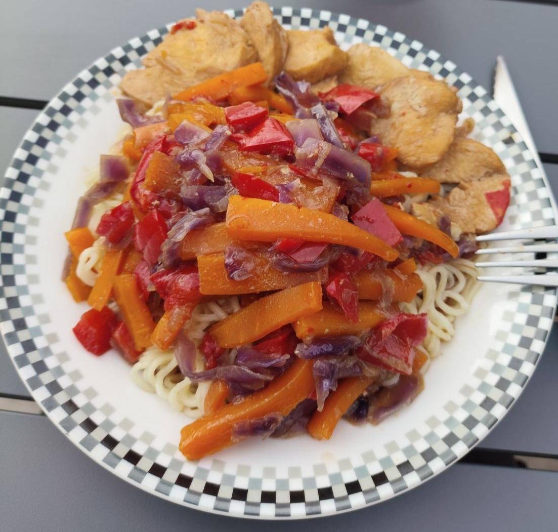Nouilles au poulet - Recette Cookeo | Moulinex