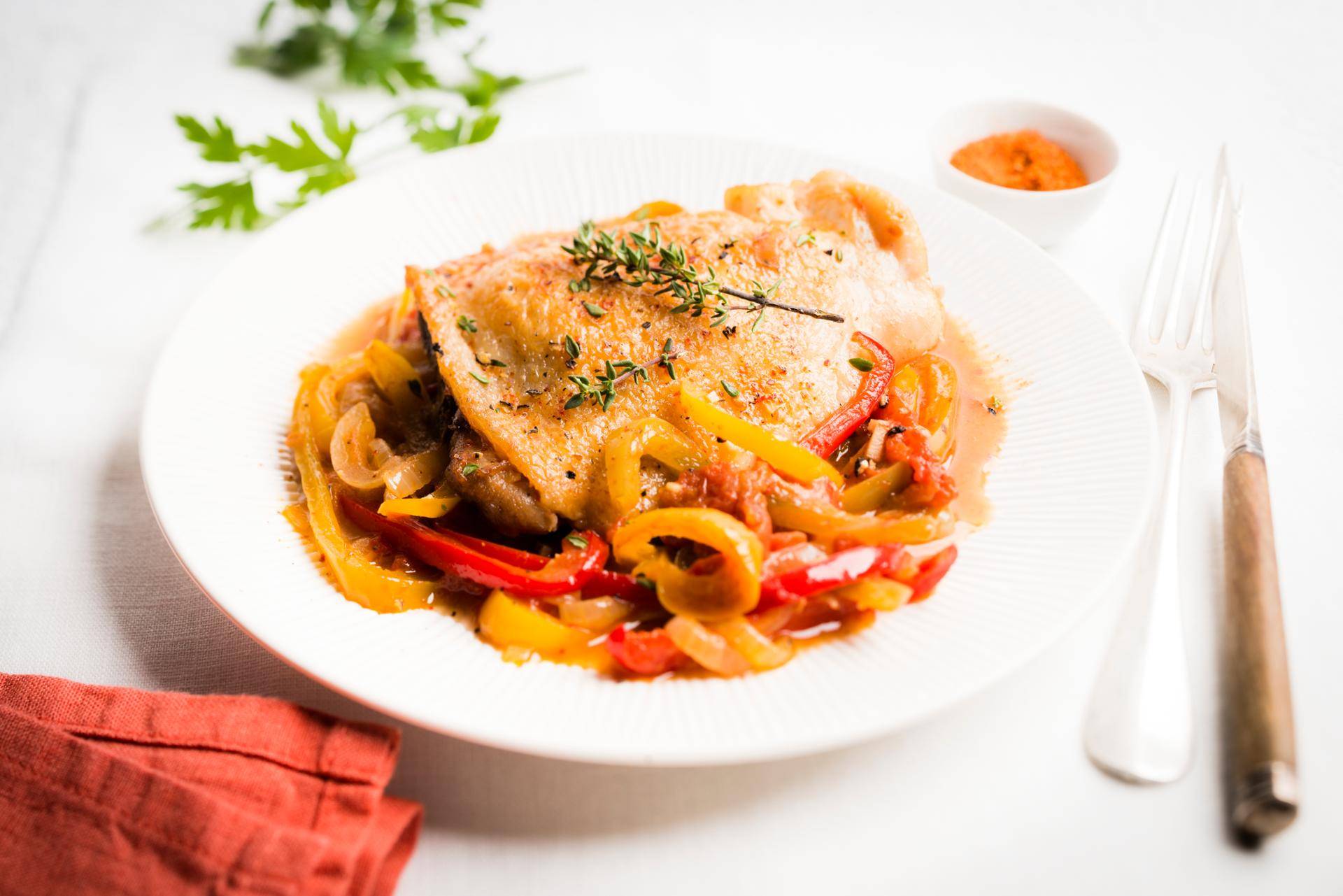 Poulet basquaise - Recette Cookeo | Moulinex