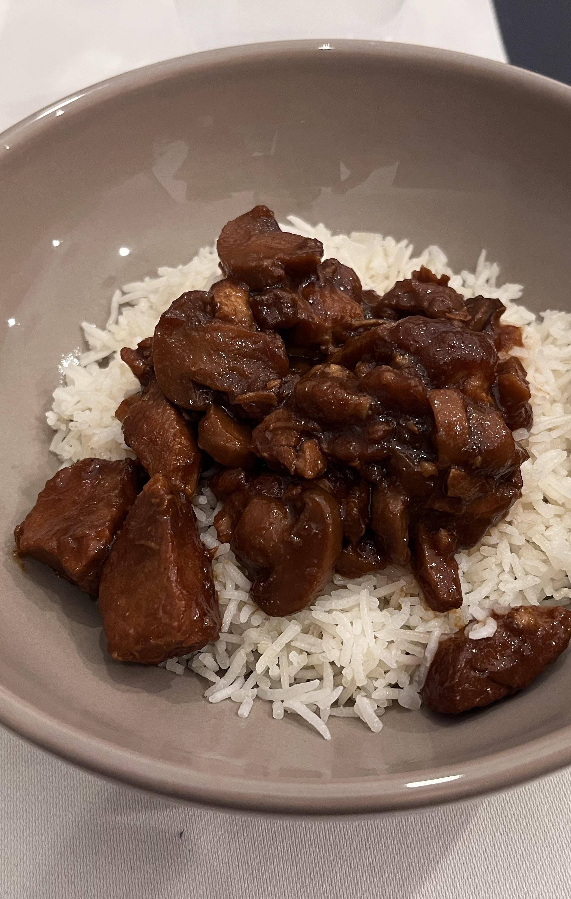 Porc champignons au soja - Recette Cookeo | Moulinex