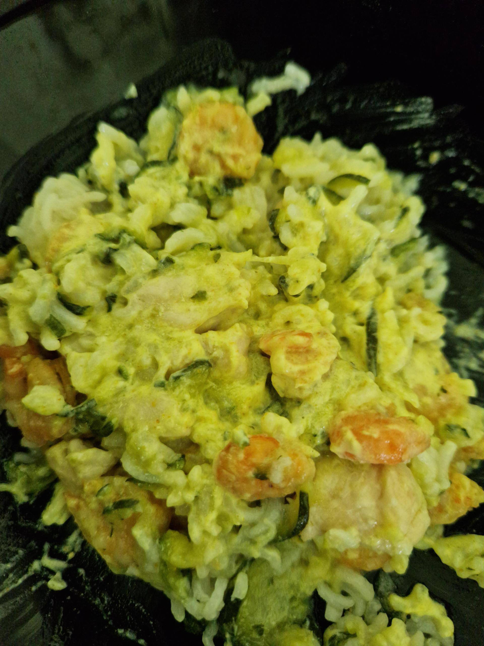 Riz crevette creme curry - Recette Cookeo | Moulinex