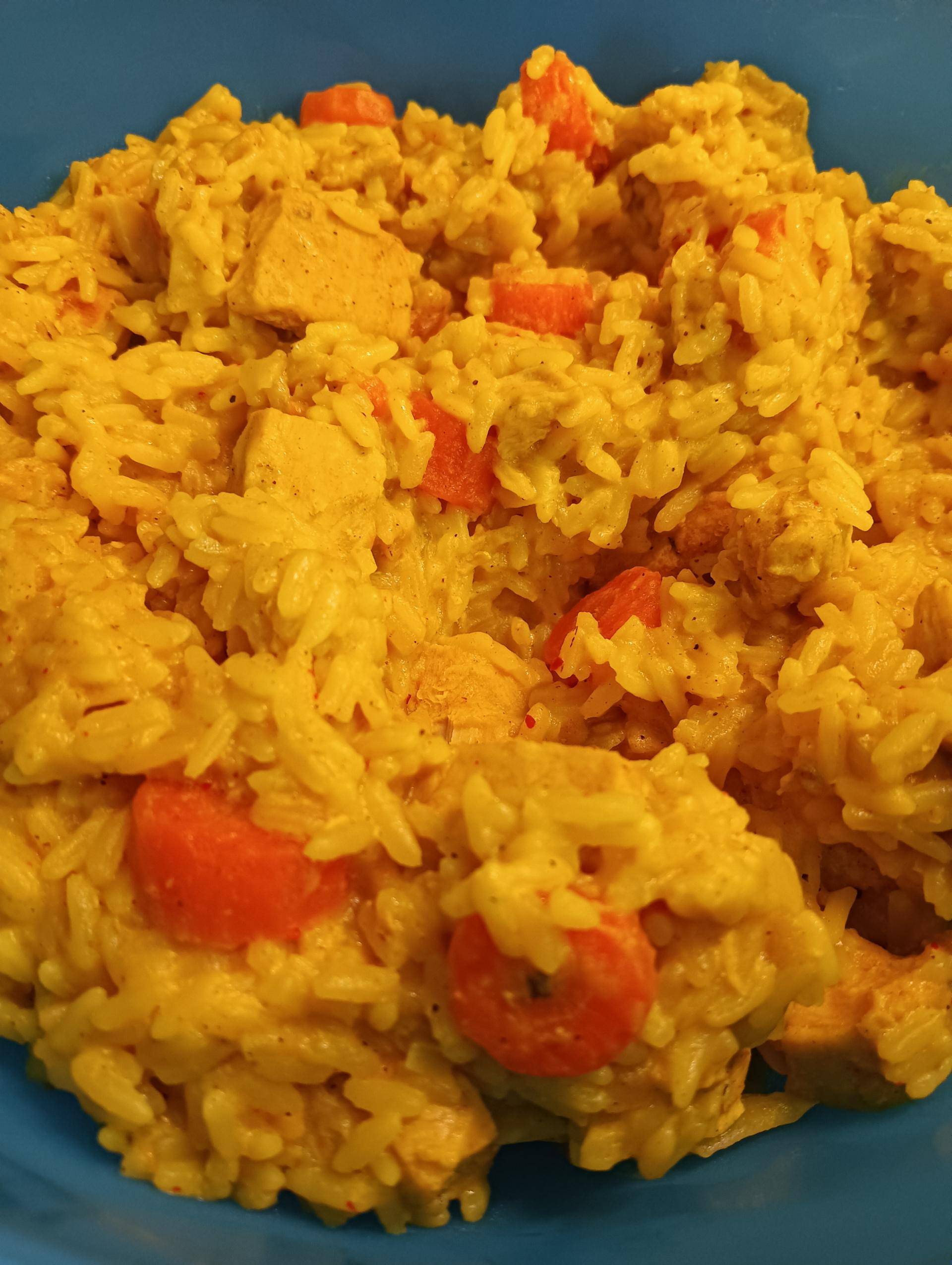 One pot riz poulet curry coco - Recette Cookeo | Moulinex