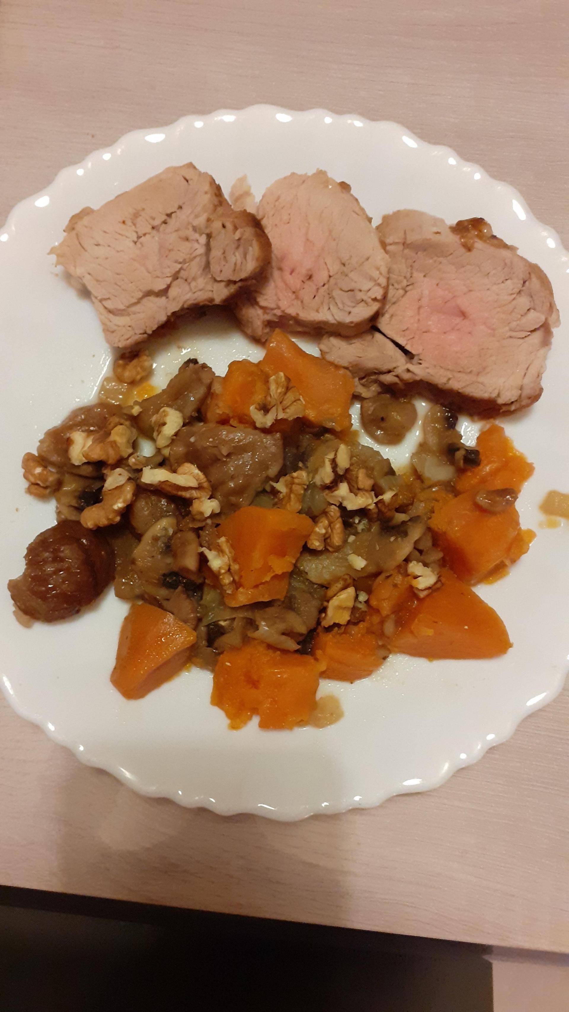 Filet mignon de porc et ces legumes d'automne - Recette Cookeo | Moulinex