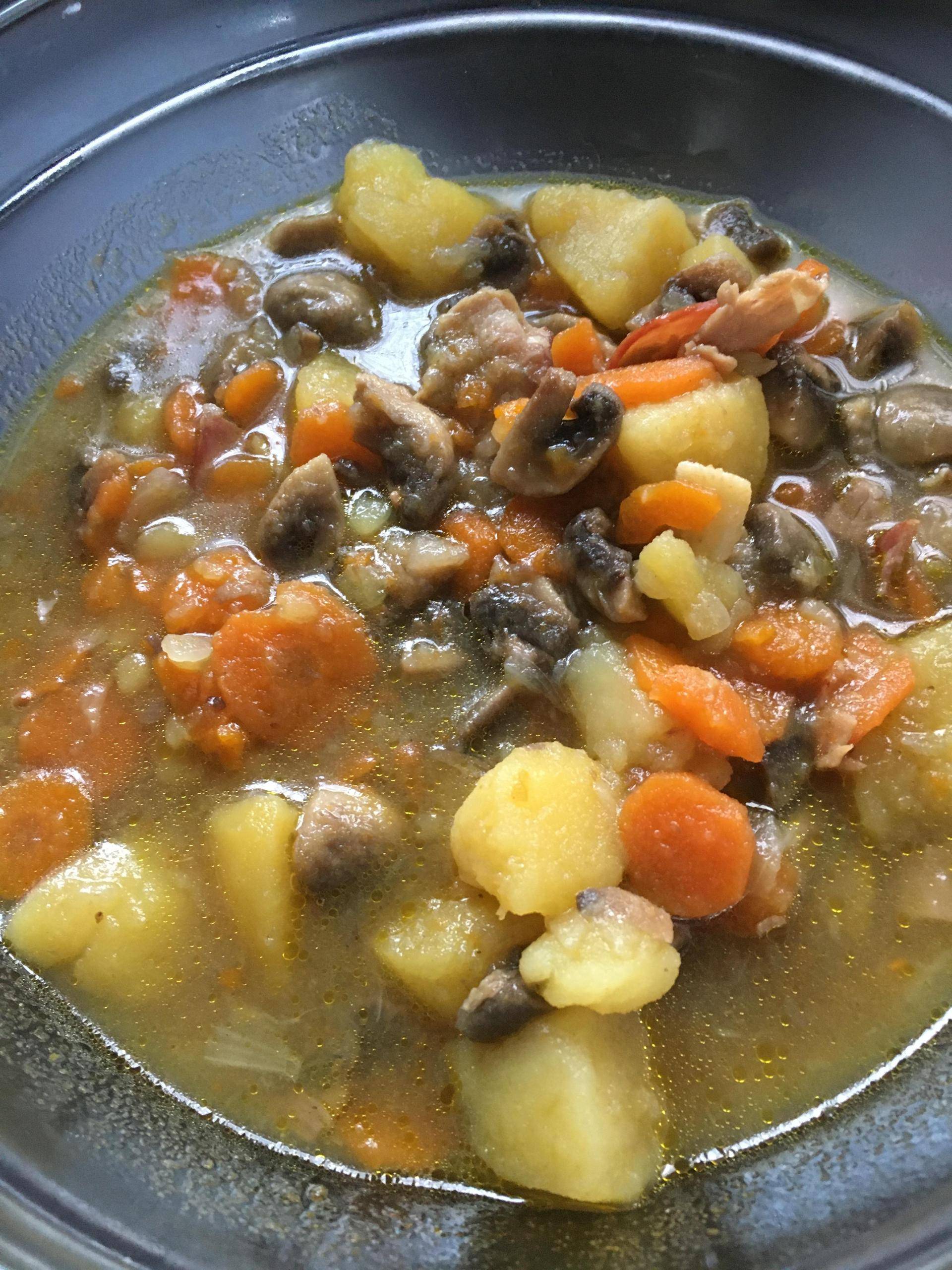 Légumes piquants au Bacon - Recette Cookeo | Moulinex