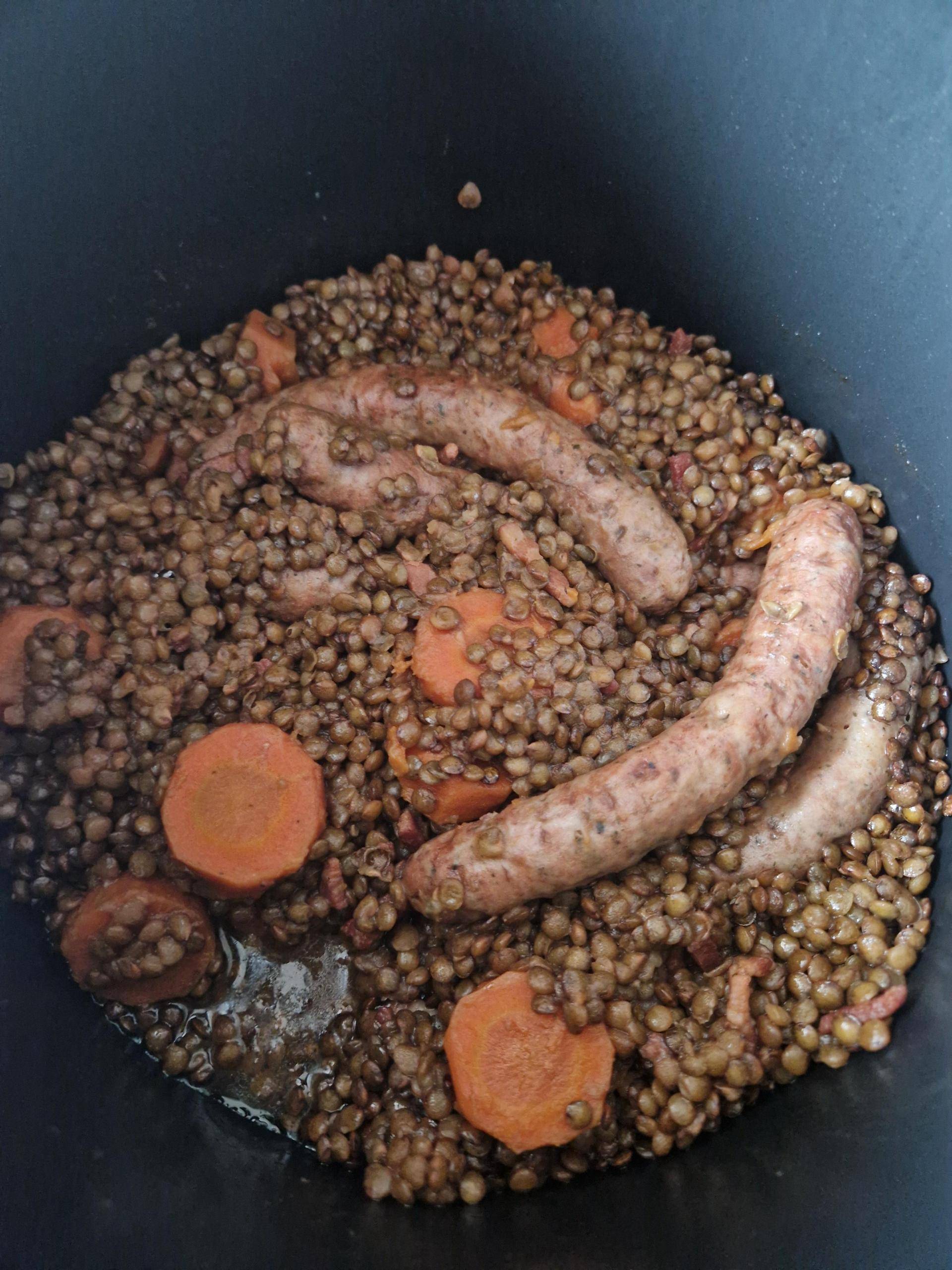 Saucisse lentille - Recette Cookeo | Moulinex