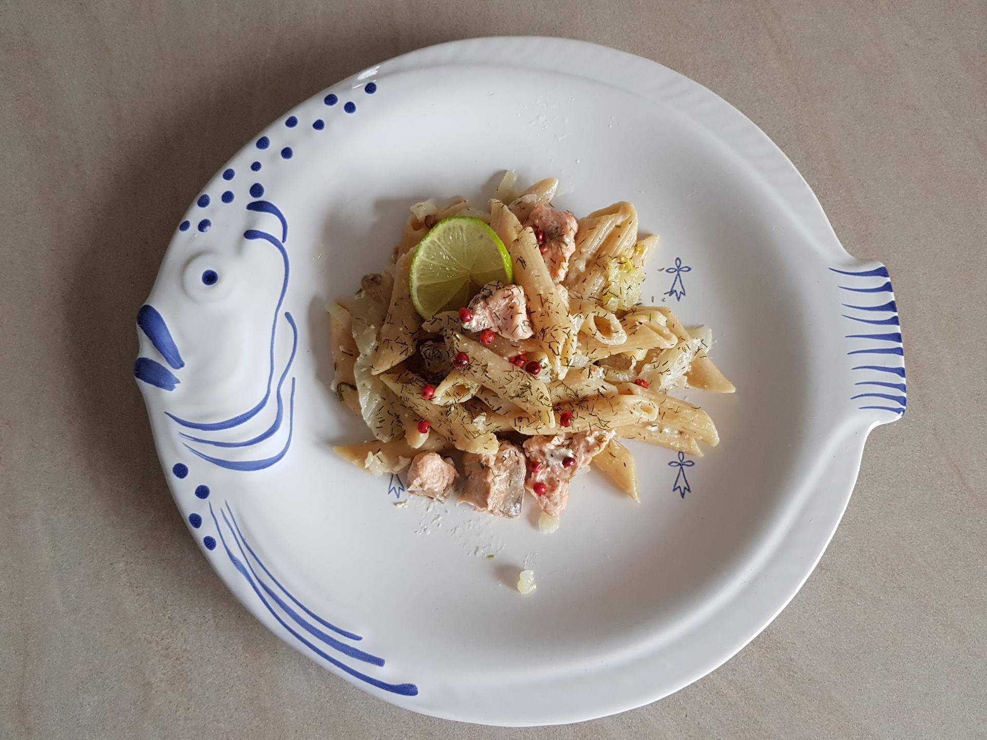 Pennes au saumon au fenouil et baies roses - Recette Cookeo | Moulinex