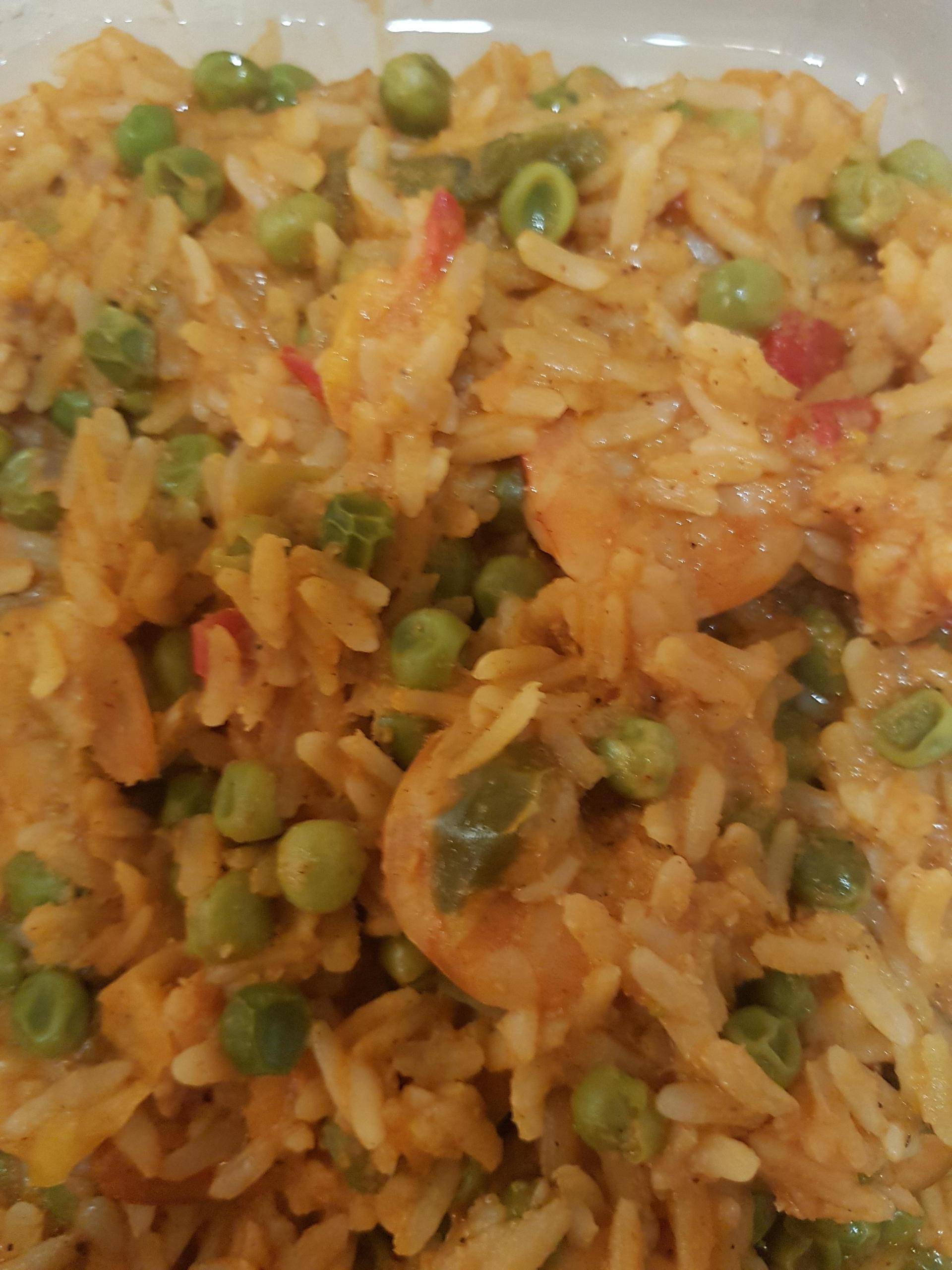 Crevettes au riz complet et légumes - Recette Cookeo | Moulinex