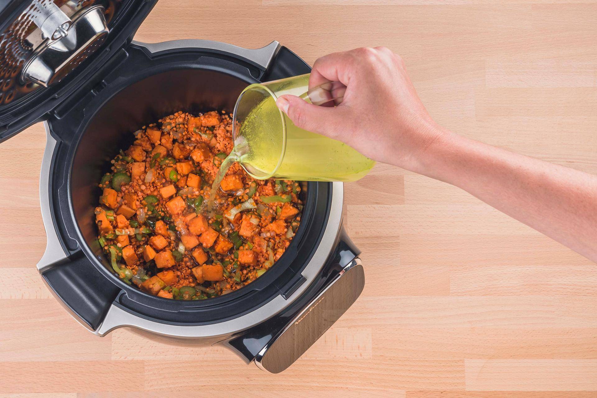 Risotto de lentilles corail - Recette Cookeo | Moulinex