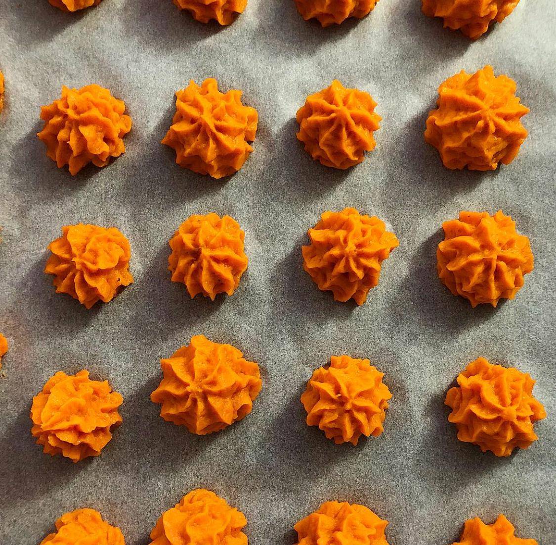Patates douces façon duchesse - Recette Companion | Moulinex