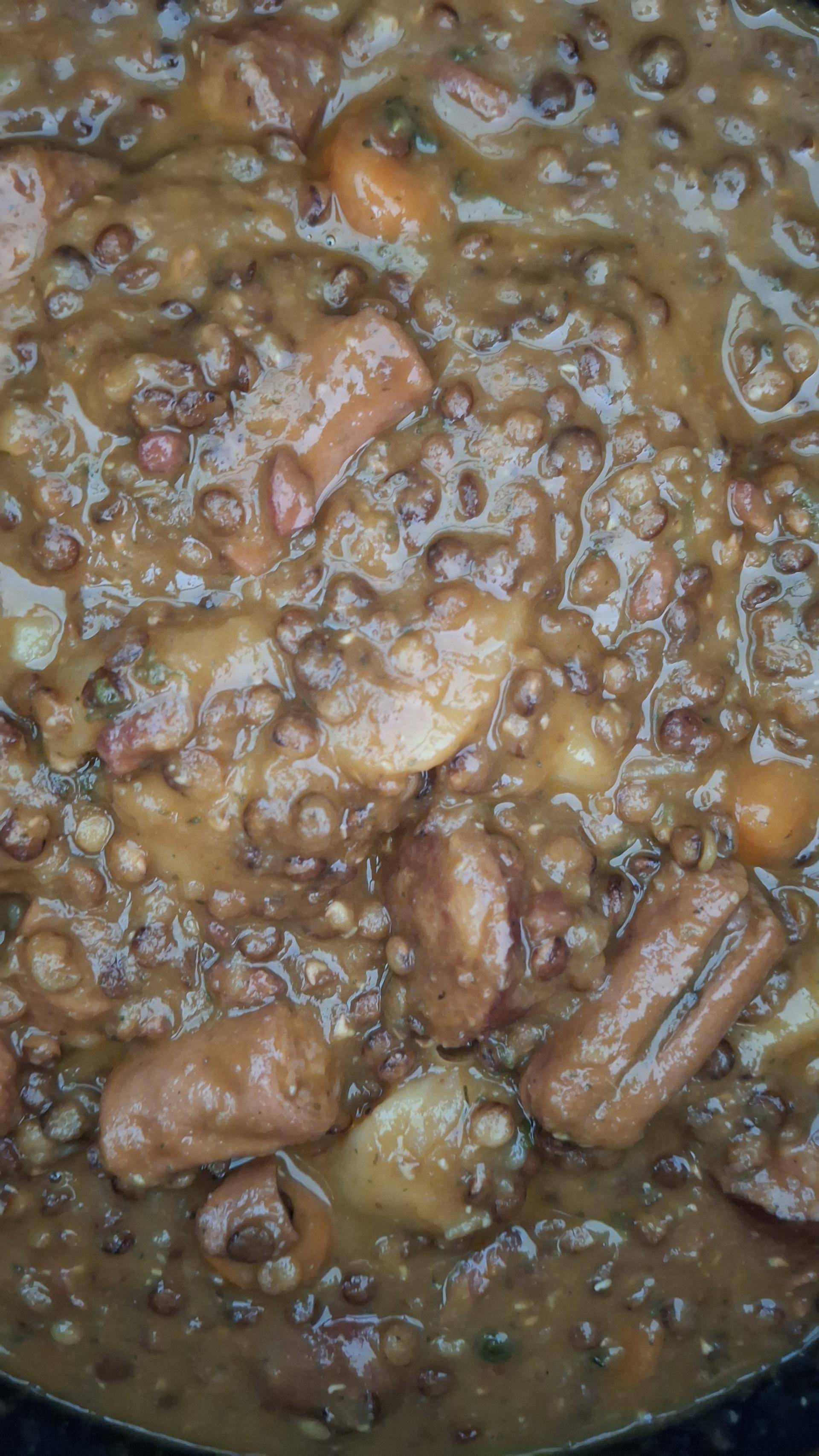Lentilles saucisses de MeggCook - Recette Cookeo 10in1 | Moulinex