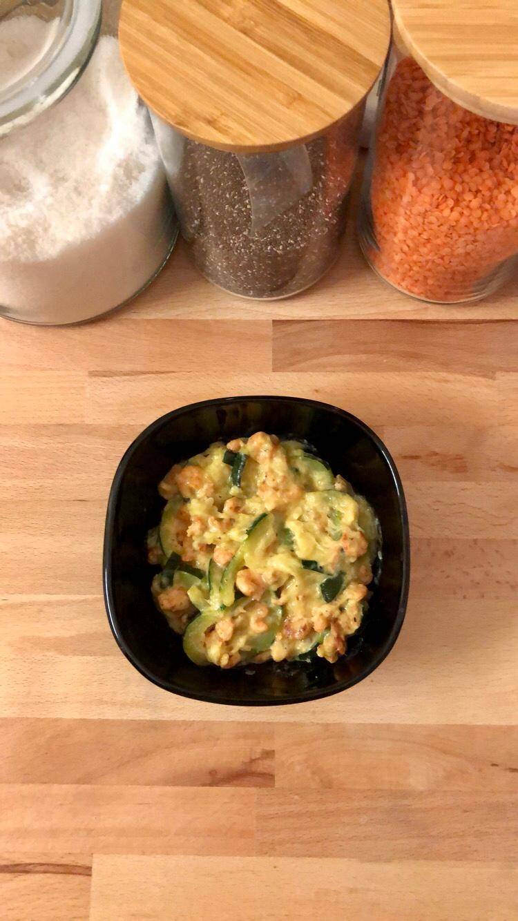 Courgettes et crevettes à la crème - Recette Cookeo | Moulinex
