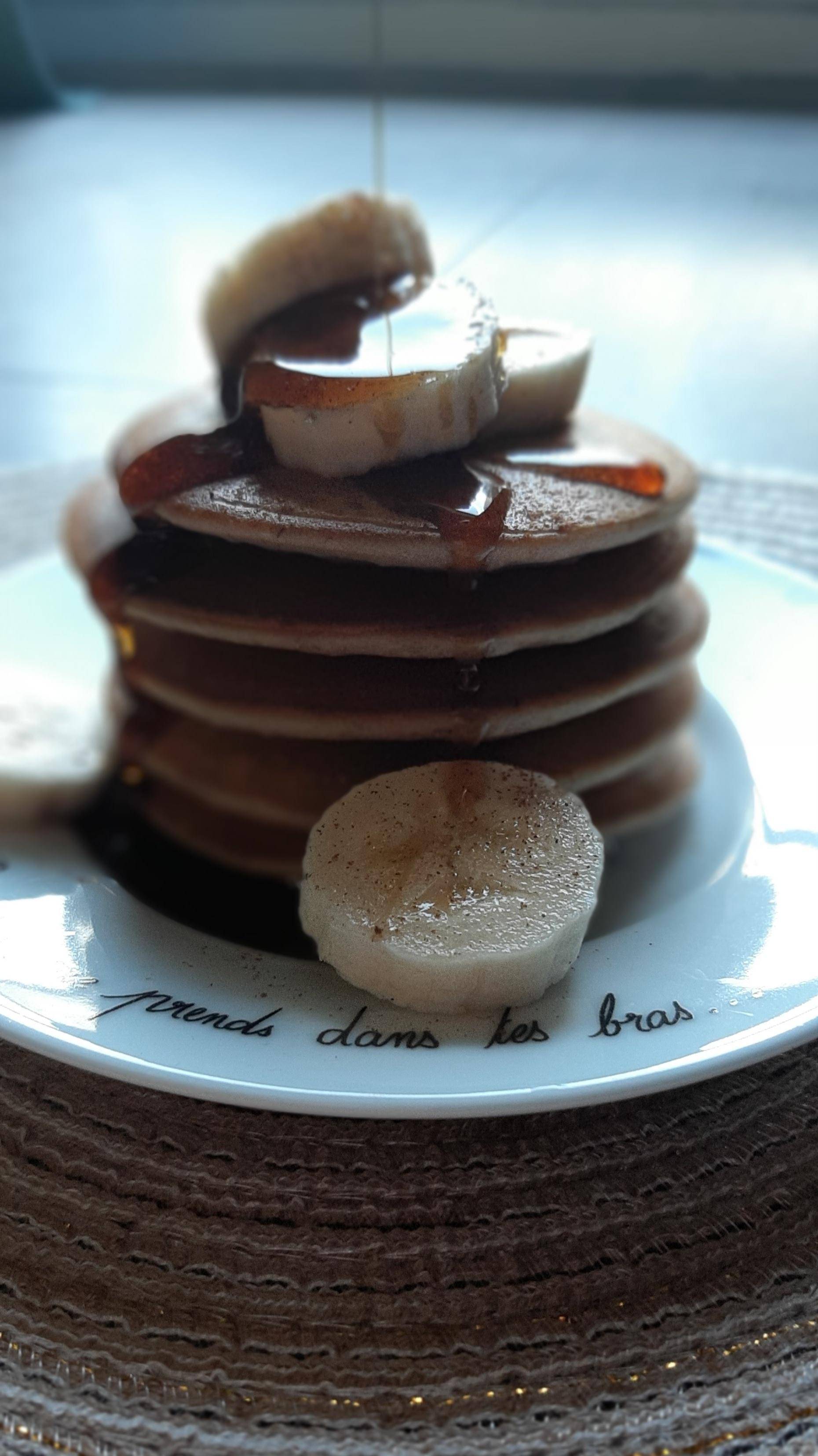 Pancake sans œufs vegan à la banane - Recette Companion Connect | Moulinex