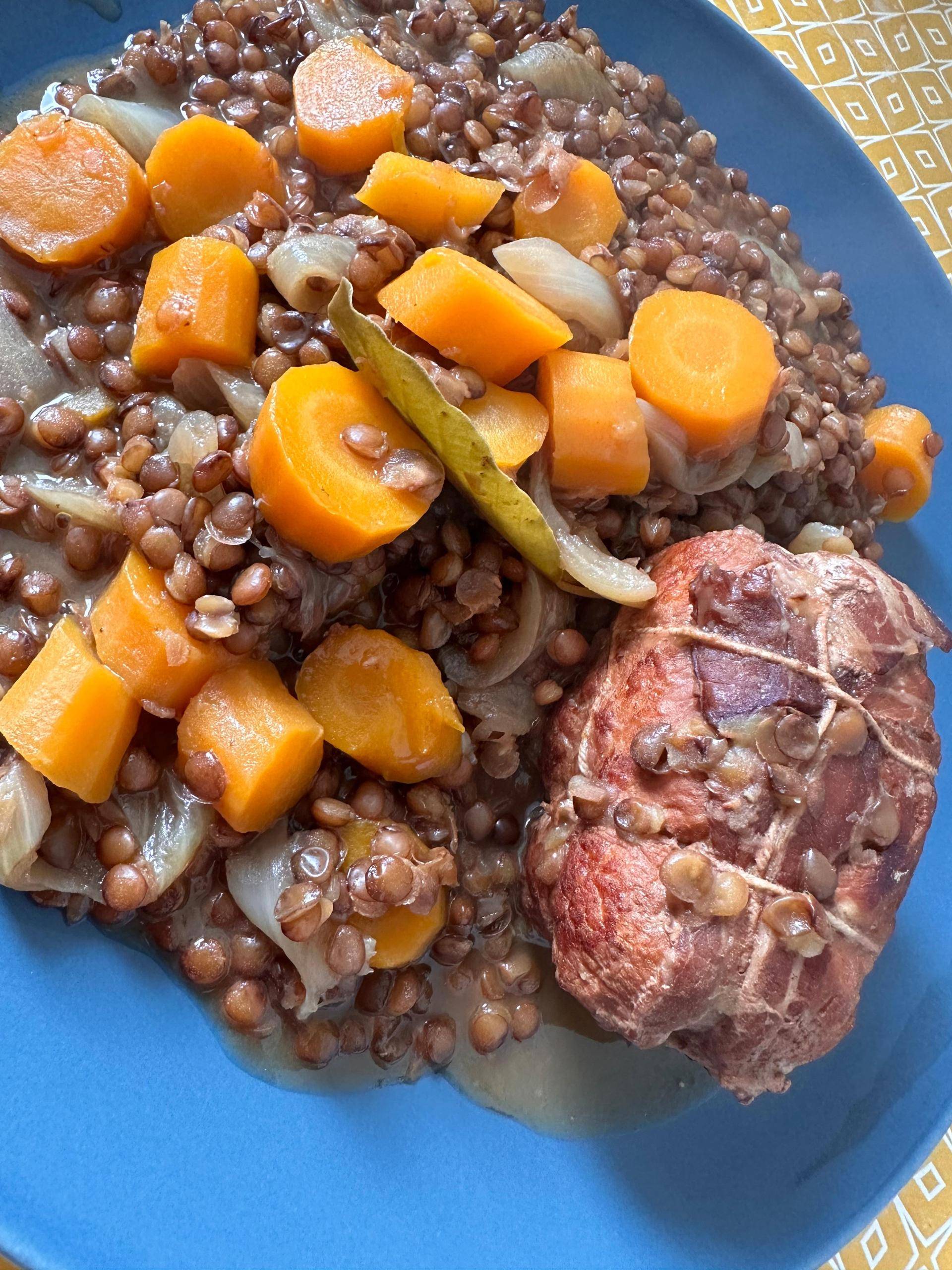 Paupiettes de veau et lentilles vertes - Recette Cookeo | Moulinex
