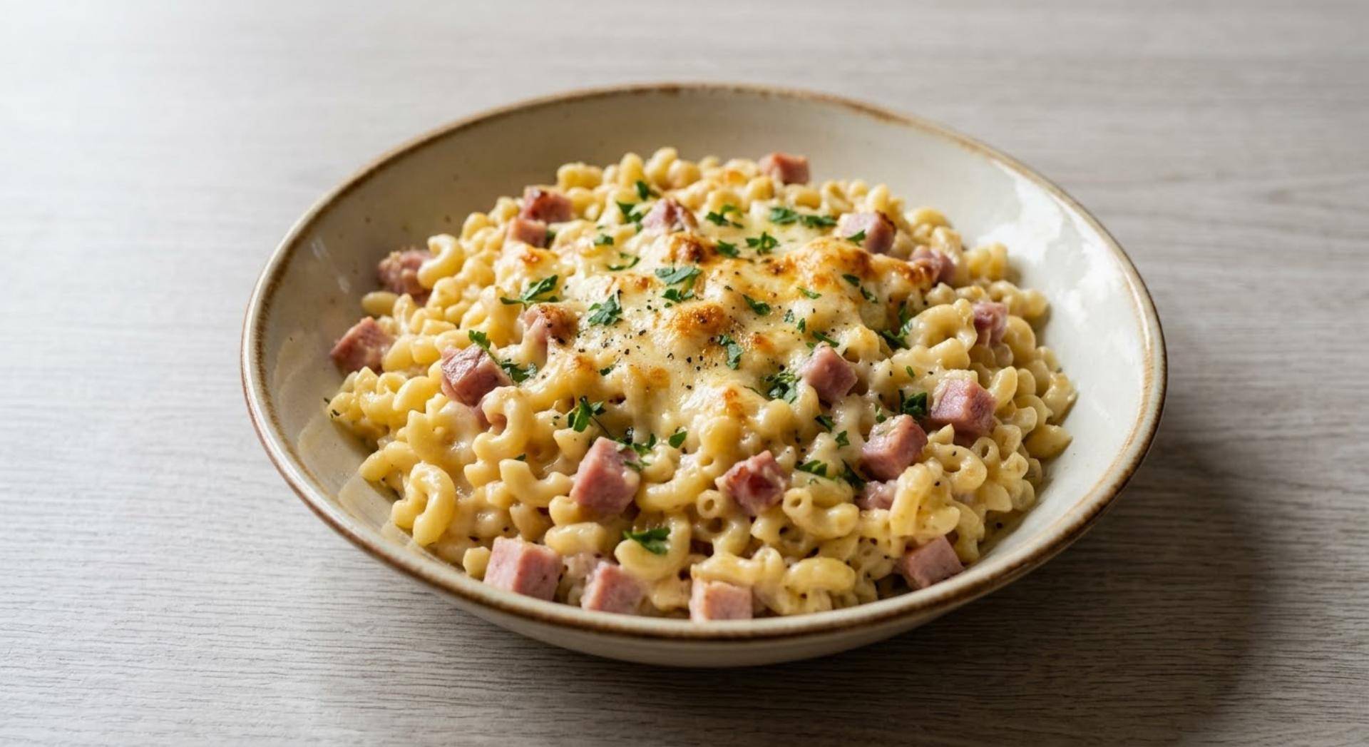Coquillettes au jambon de Laura - Recette Cookeo Infinity Autostir | Moulinex