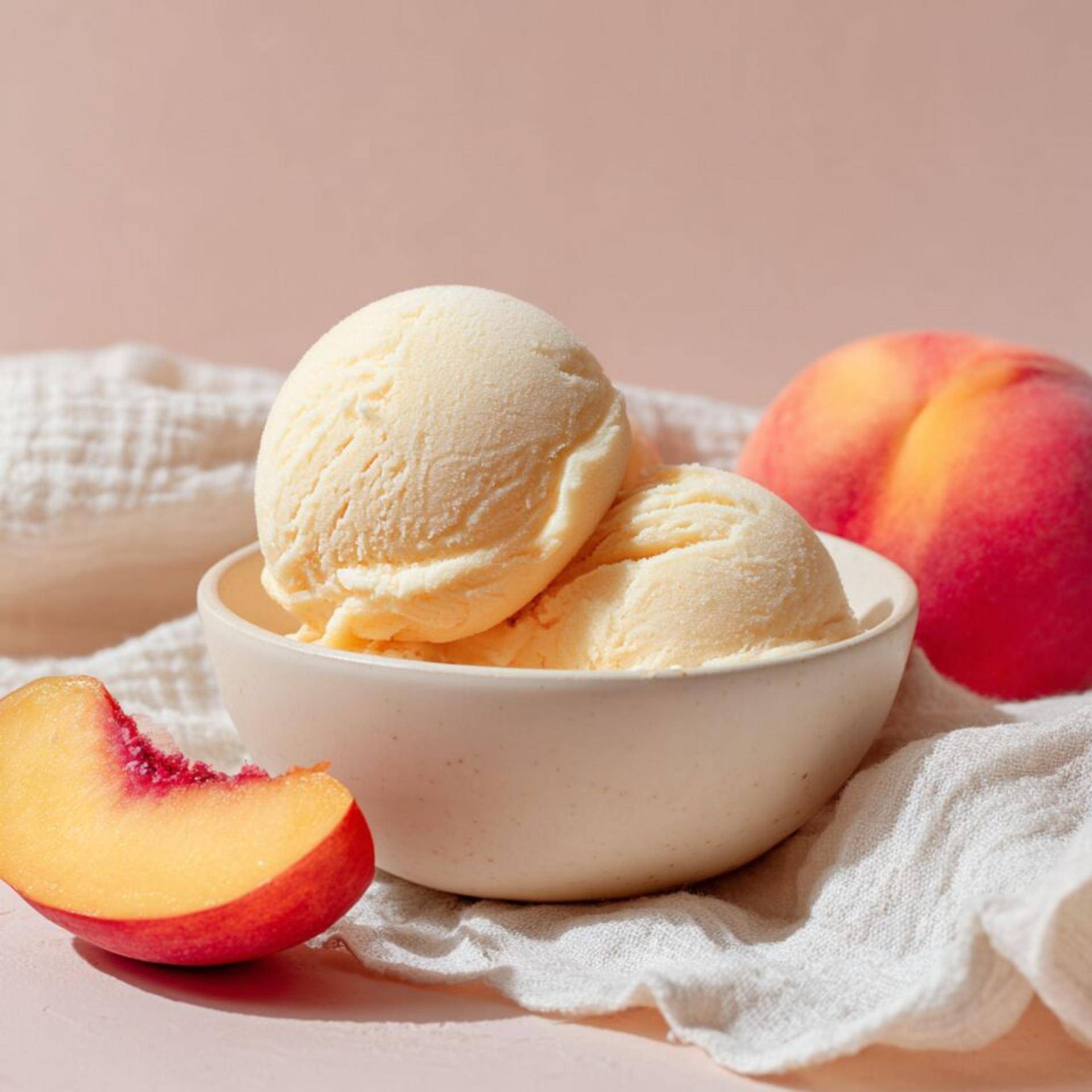 Sorbet pêche avec la machine à glaces Dolci - Recette Dolci | Moulinex