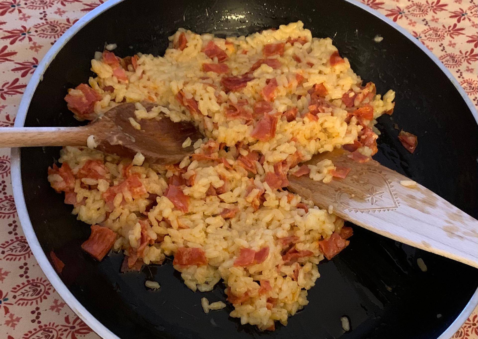 Risotto chorizo parmesan - Recette Cookeo V3 | Moulinex