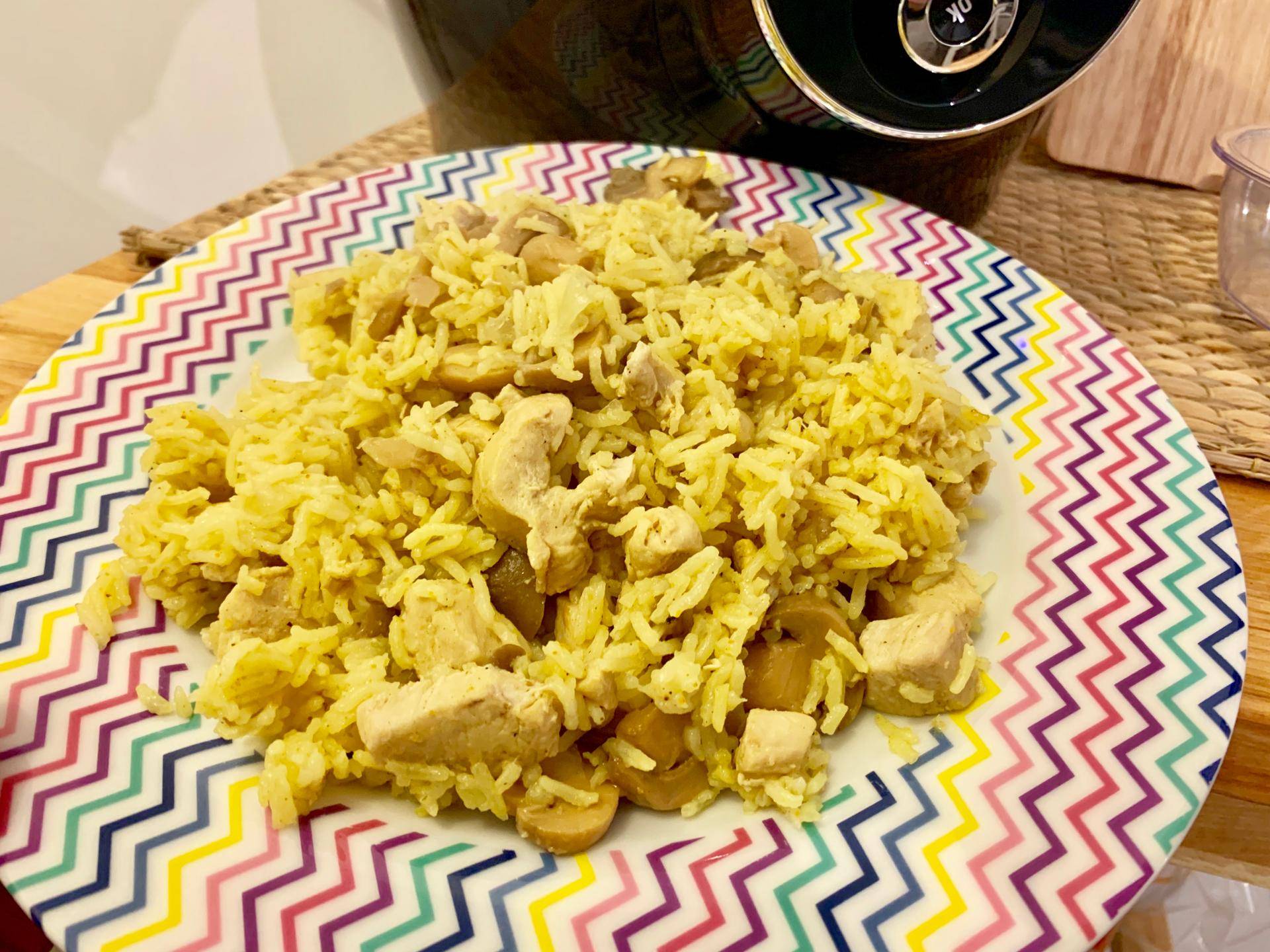 Poulet curry au riz - Recette Cookeo | Moulinex