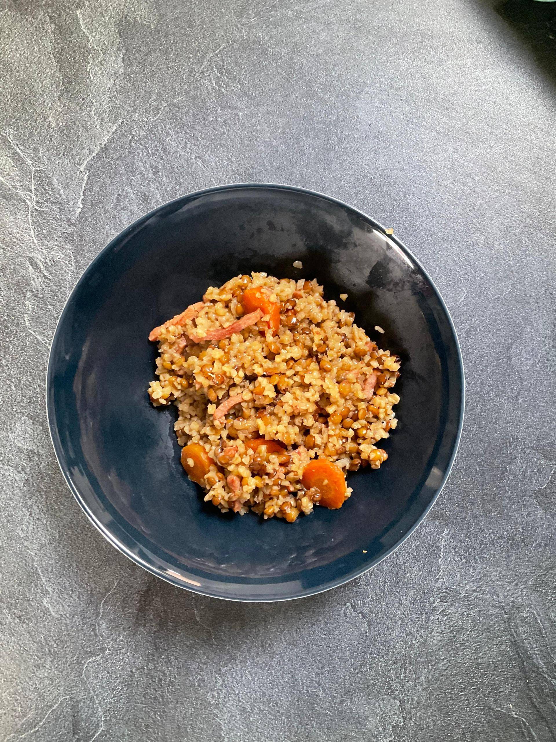 Lentilles et boulgour paysanne - Recette Cookeo | Moulinex