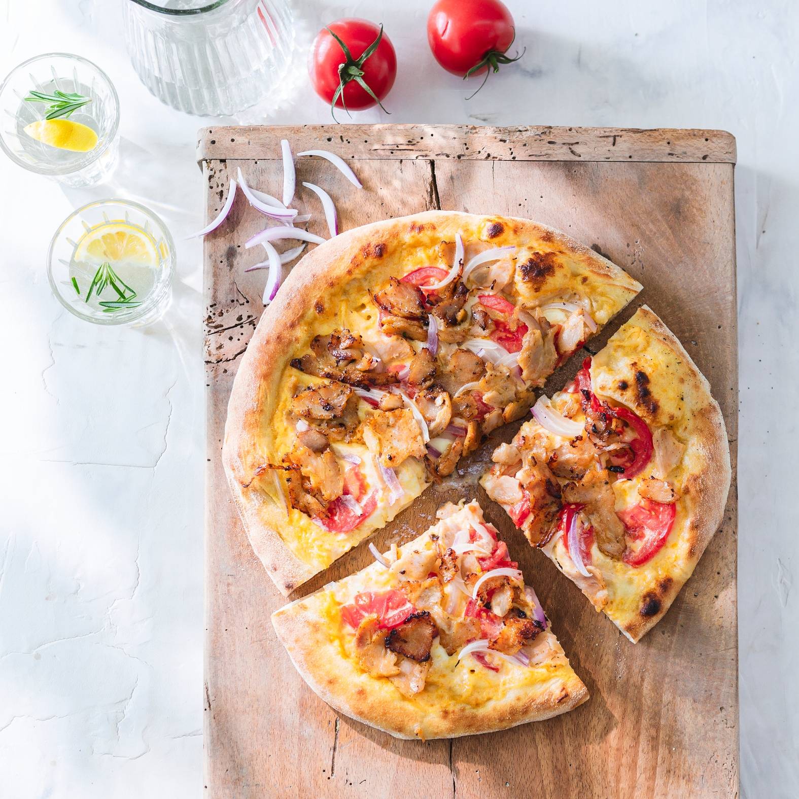 Pizza kebab - Recette Easy Fry XL Surface | Moulinex