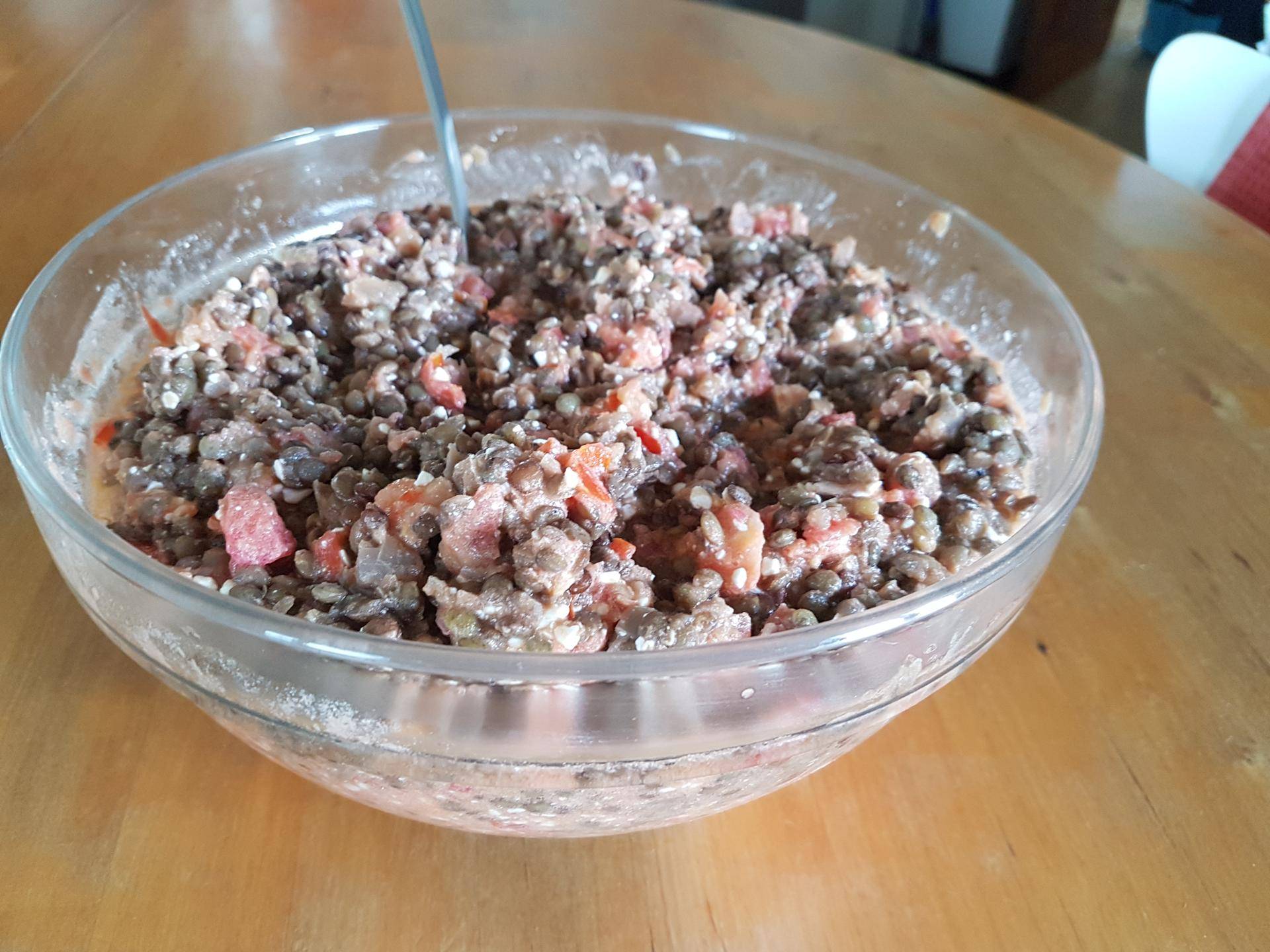 Salade de lentilles, tomates, féta - Recette Companion Connect XL | Moulinex