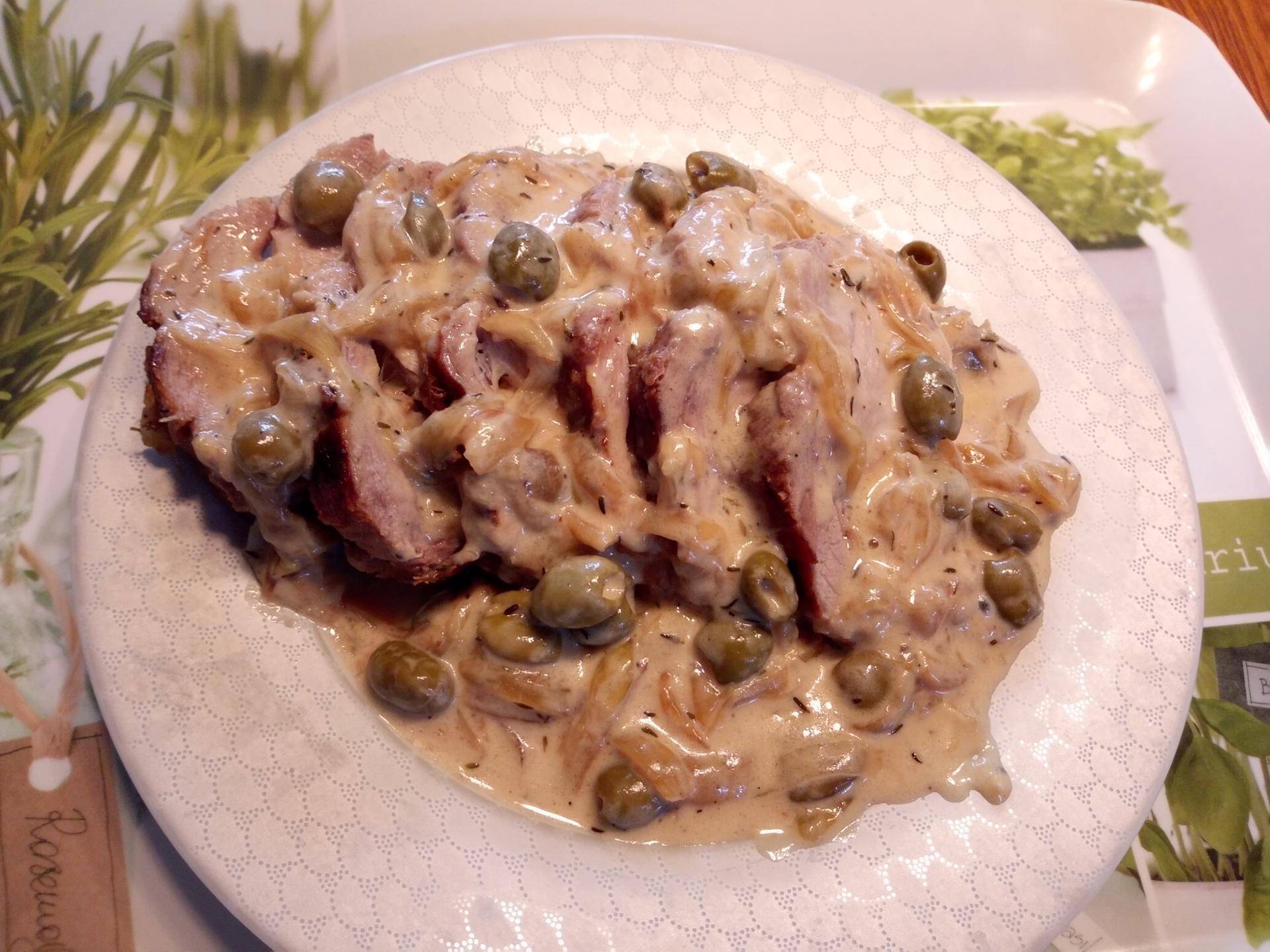 Rôti de porc aux olives - Recette Cookeo | Moulinex