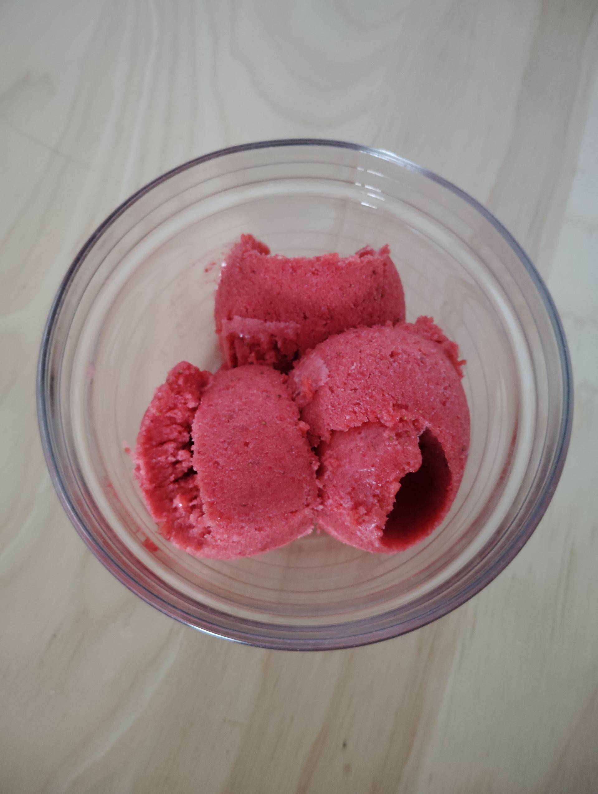 Sorbet fraises - Recette Companion Connect XL | Moulinex