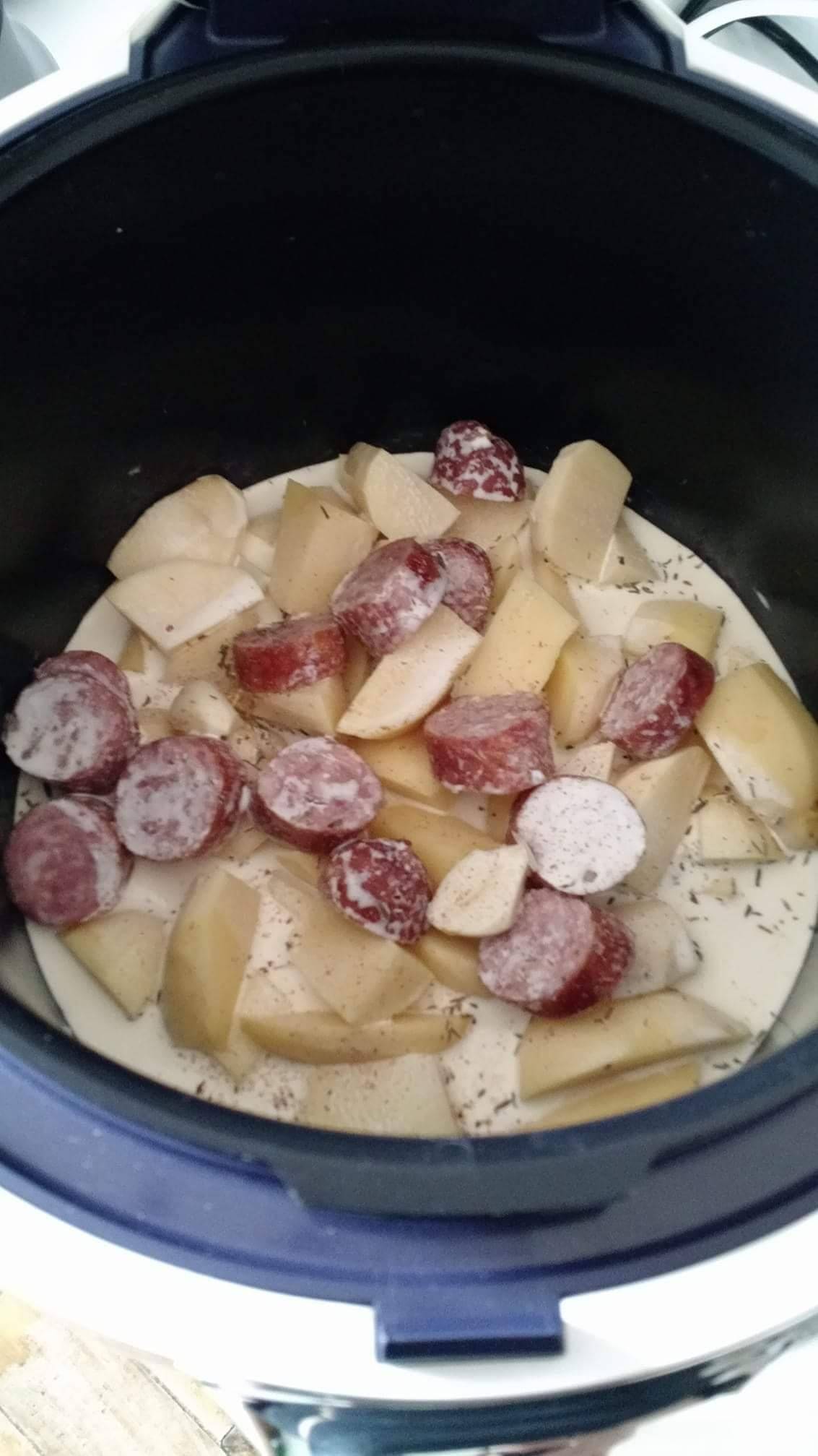 Gratin dauphinois express aux diots - Recette Cookeo | Moulinex