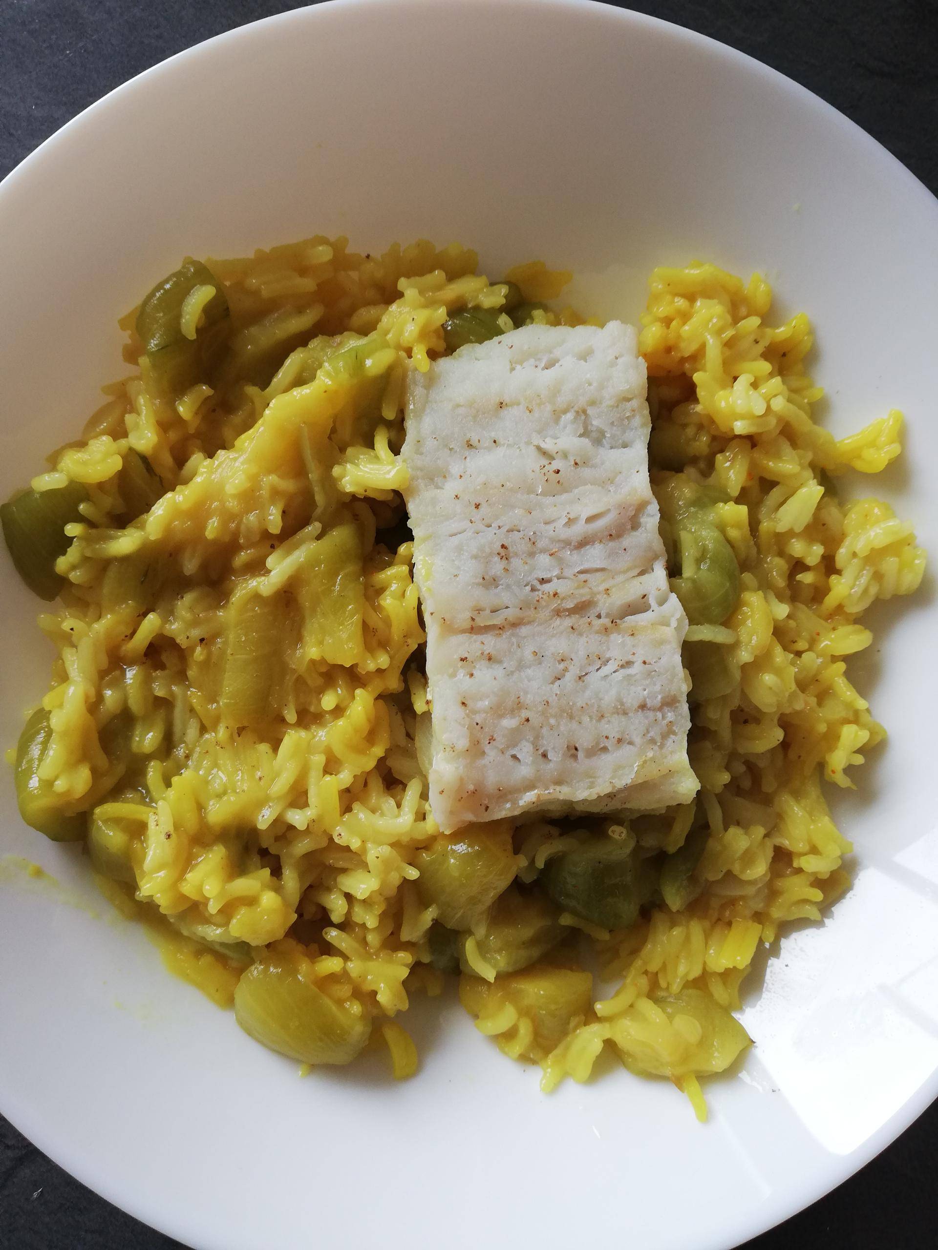 Cabillaud, riz et courgette - Recette Cookeo | Moulinex