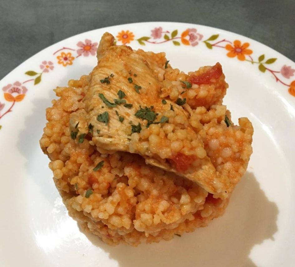 Émincé de blanc de poulet aux perles de blé - Recette Companion | Moulinex