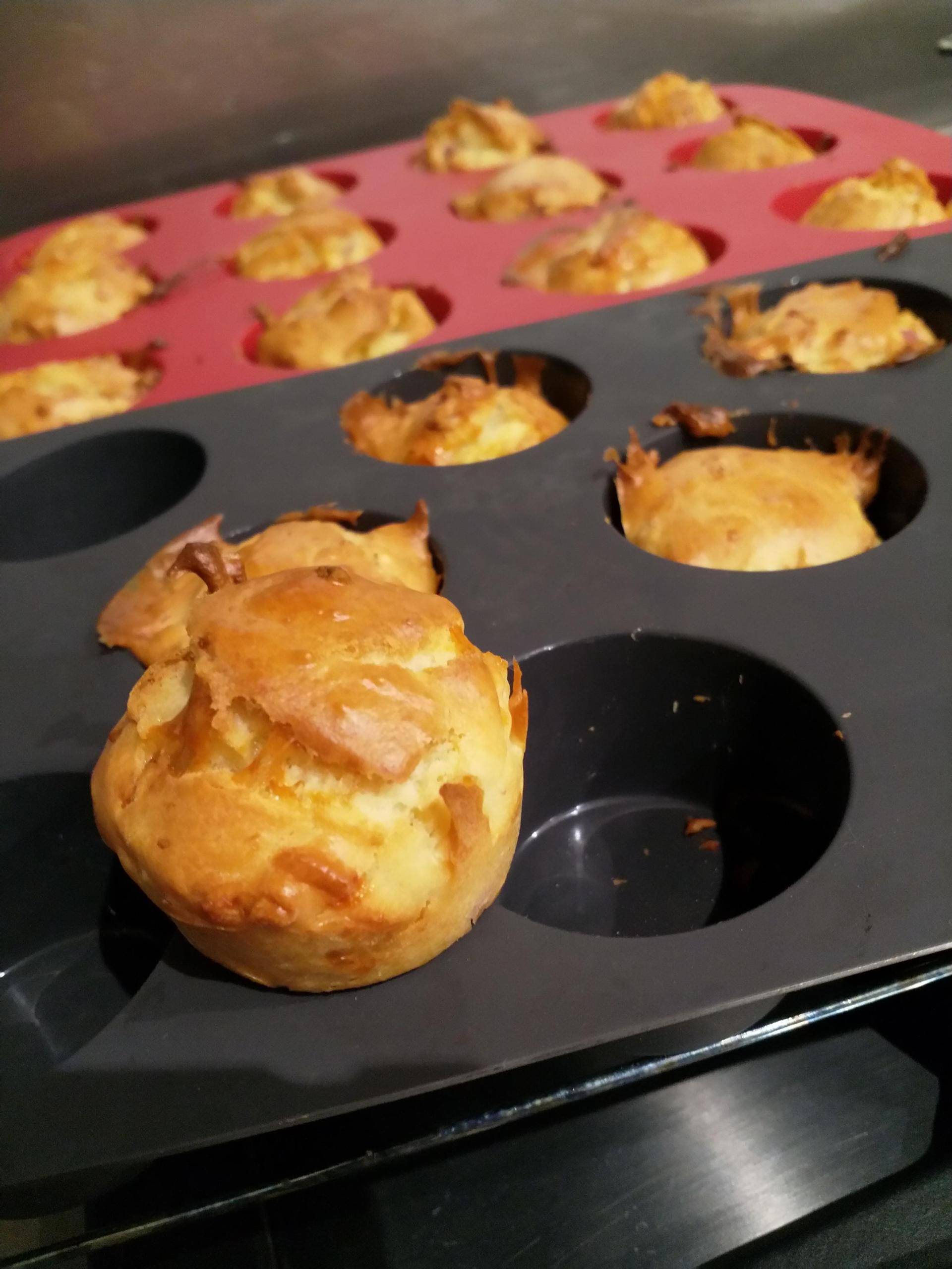 Muffins lardons fromage - Recette Companion XL | Moulinex
