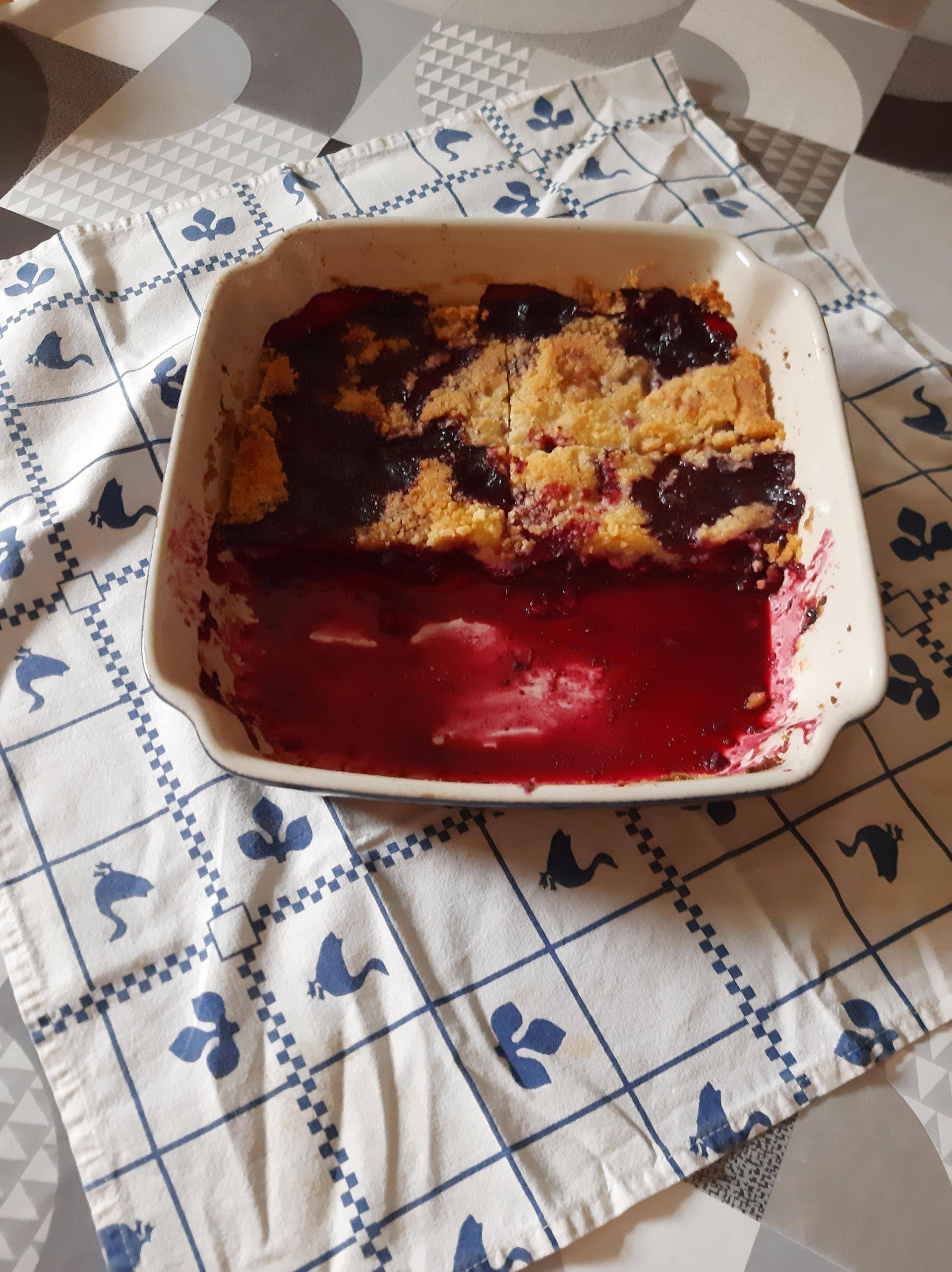 Crumble aux fruits rouges - Recette Companion Connect XL | Moulinex