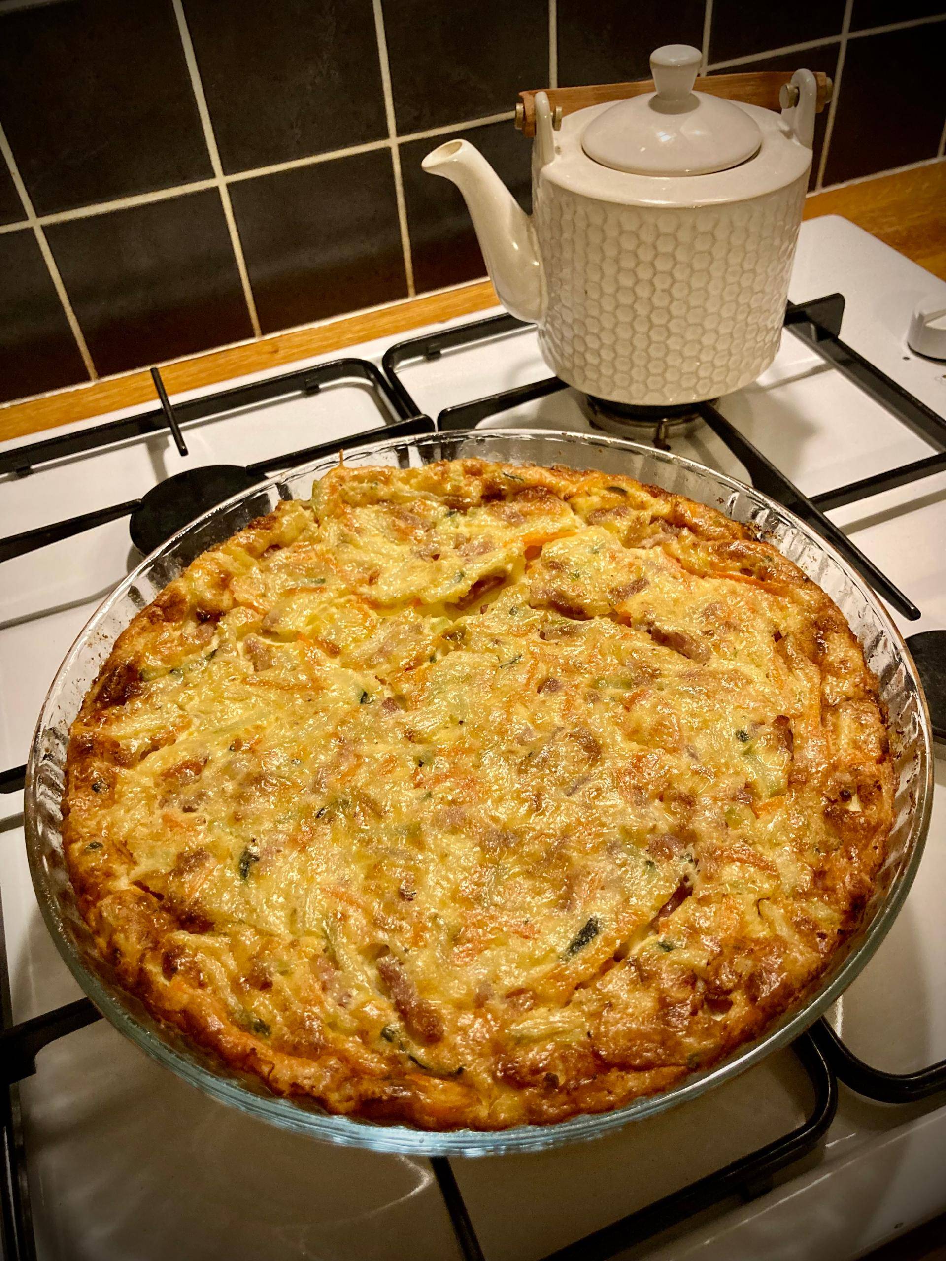 Quiche aux légumes et jambon sans pâte - Recette Companion Connect XL | Moulinex
