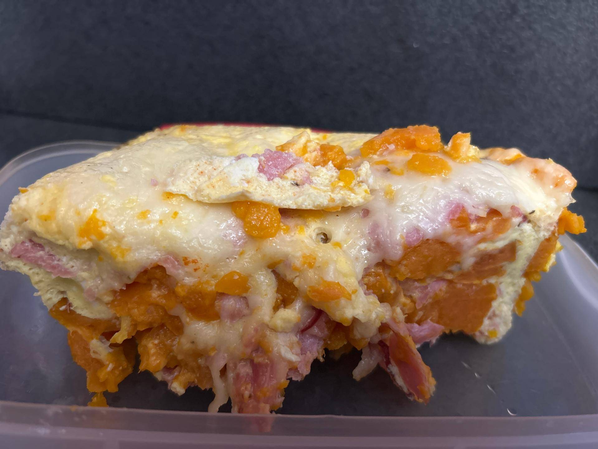 Frittata à la patate douce et au bacon - Recette Cookeo | Moulinex