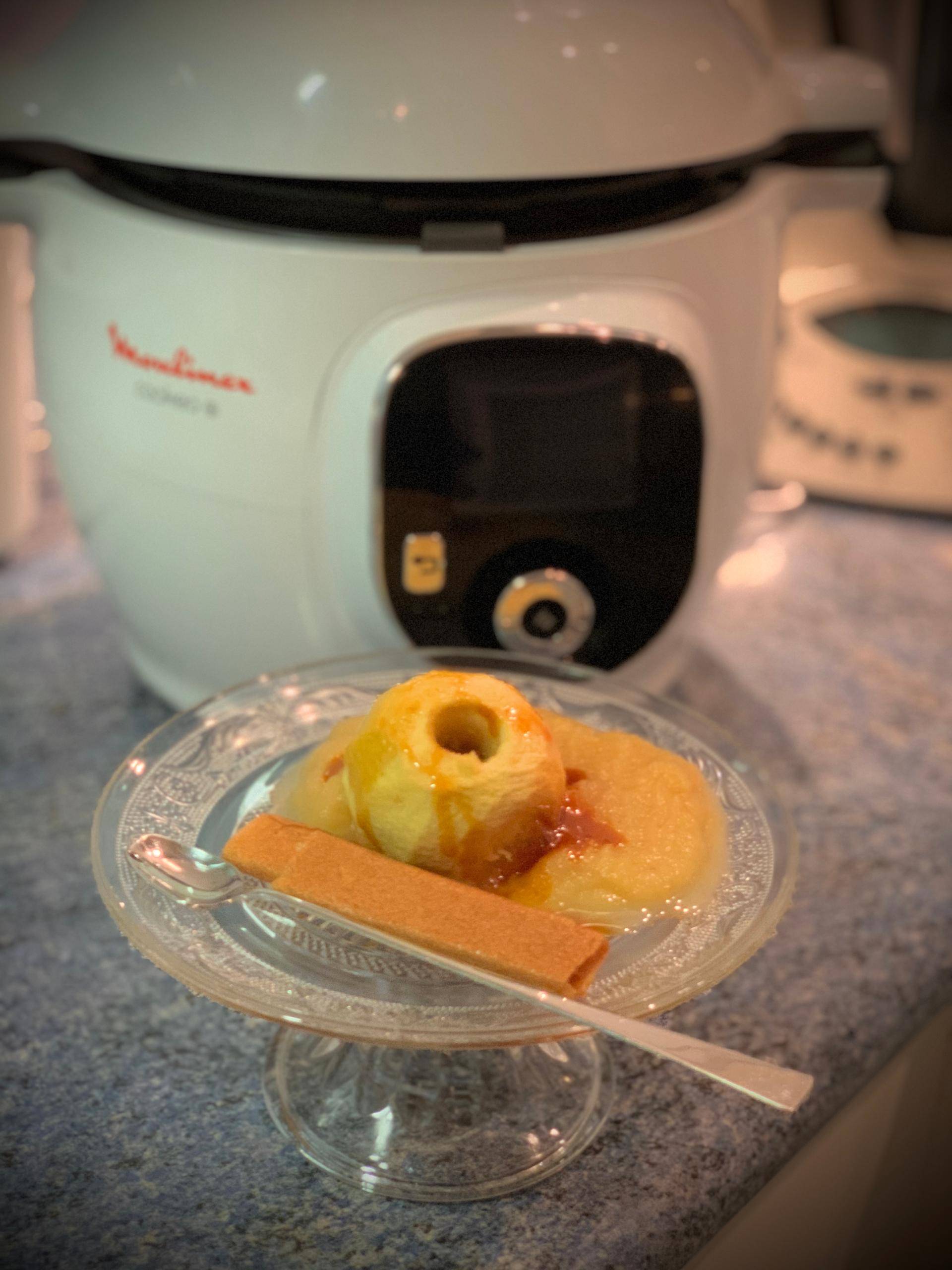 Pommes cuites et caramel beurre salé - Recette Cookeo | Moulinex