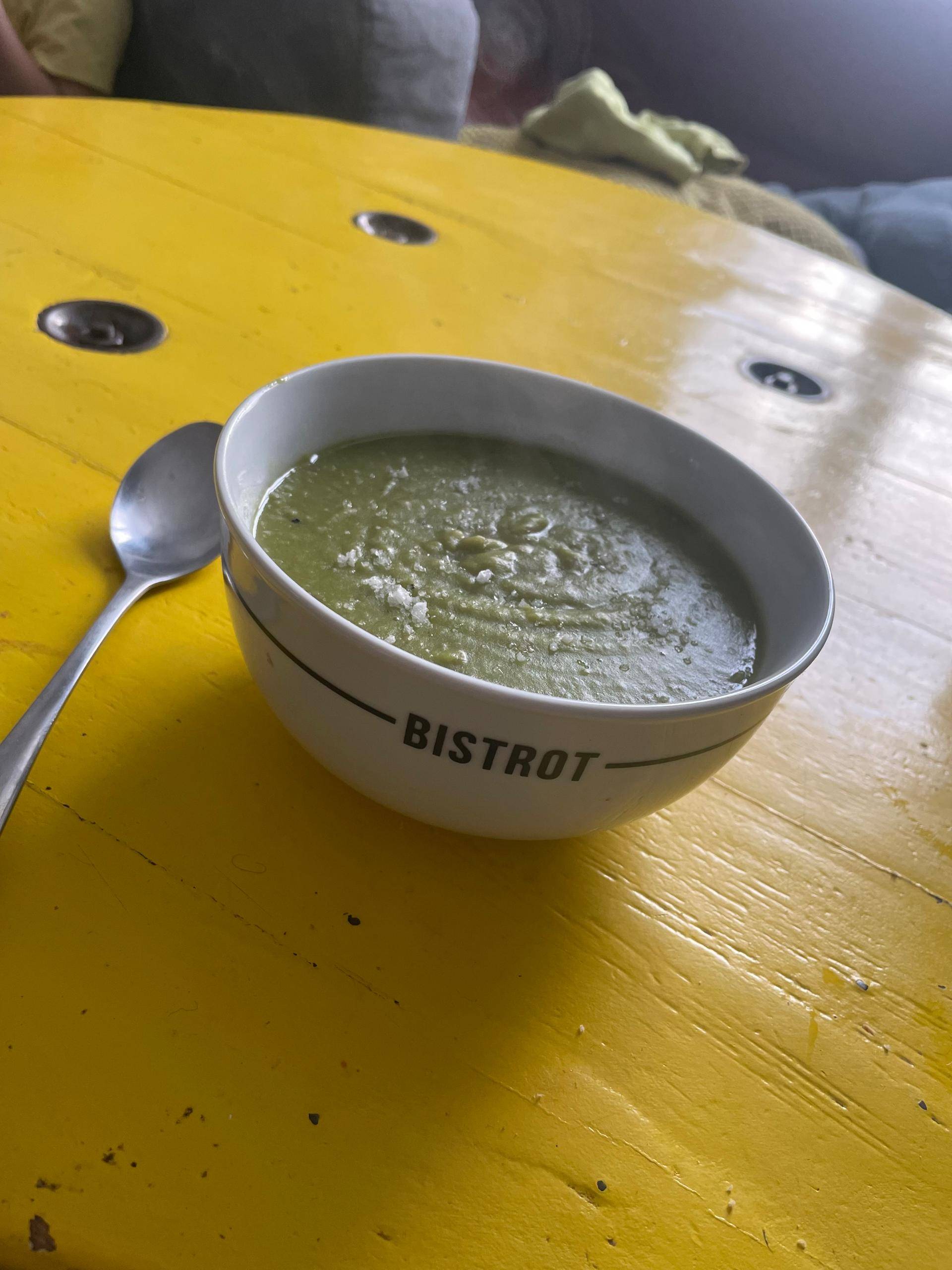 Velouté petit pois topinambour - Recette Cookeo | Moulinex